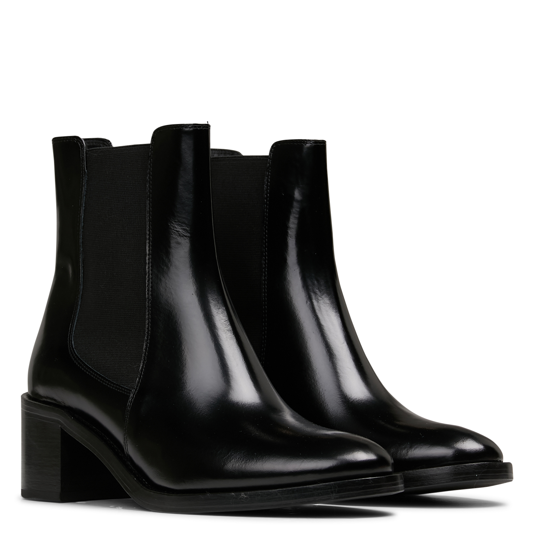 Bottines en cuir RIVECOUR Noir