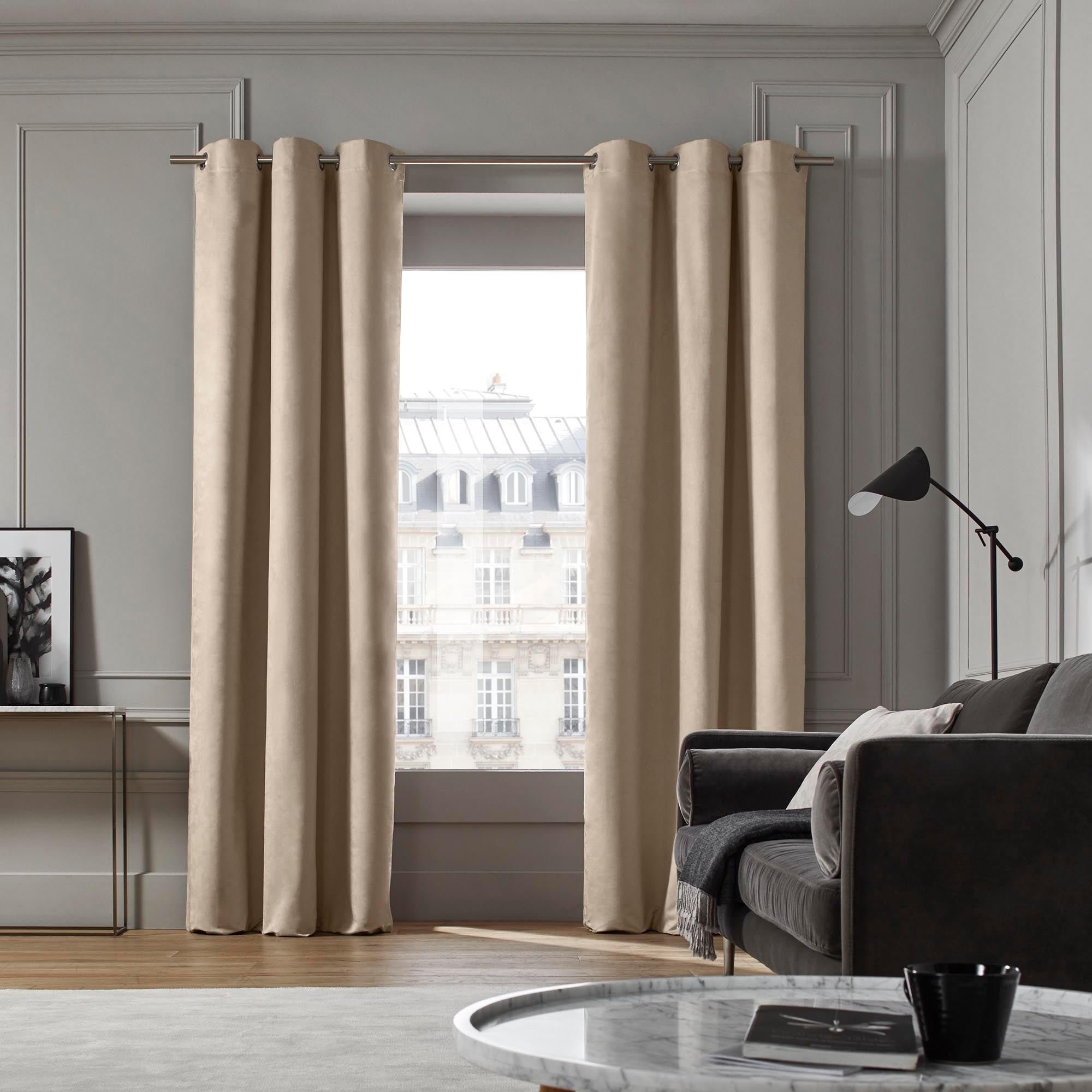 Curtain with eyelets MADURA Beige