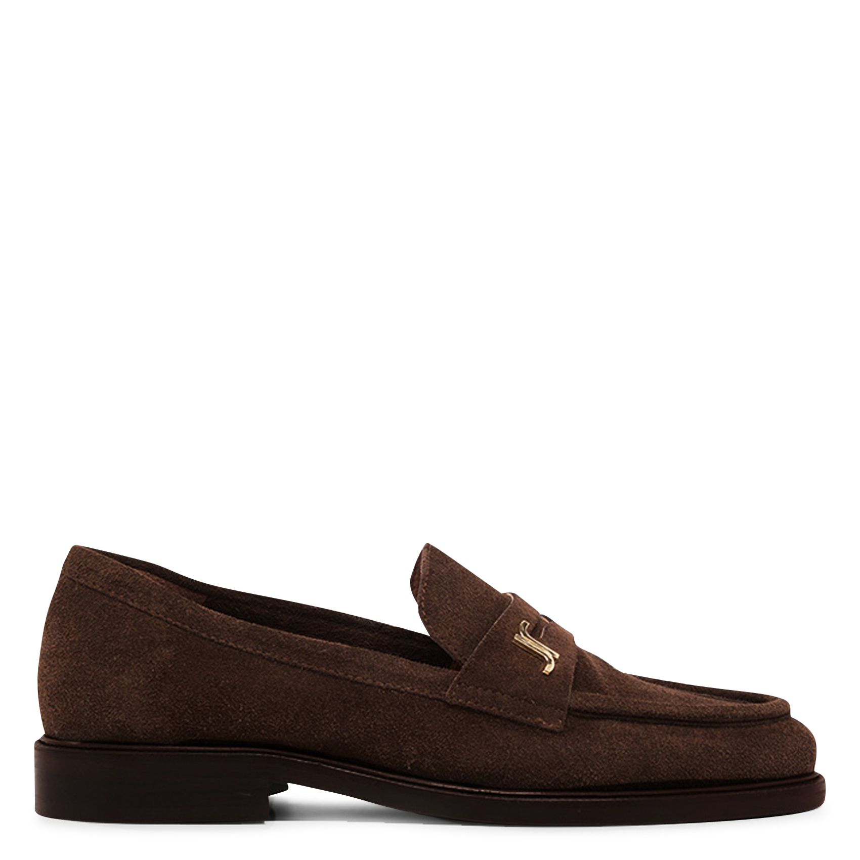 Leather loafers JONAK Brown