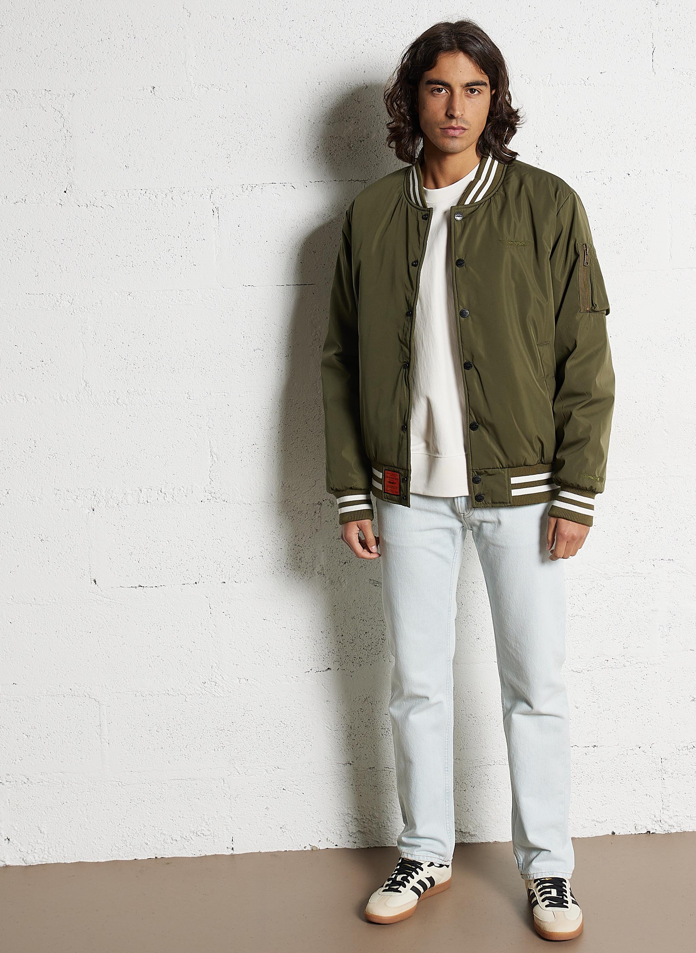 Straight faded cotton jeans CALVIN KLEIN Blue