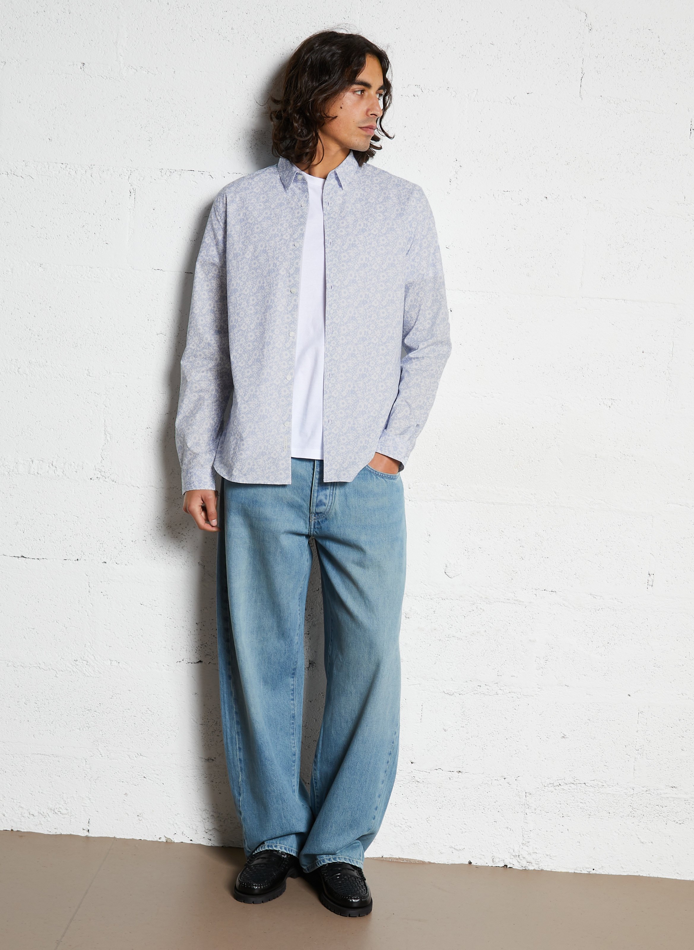 Gerade geschnittene Jeans mit Umschlag IKKS Blau