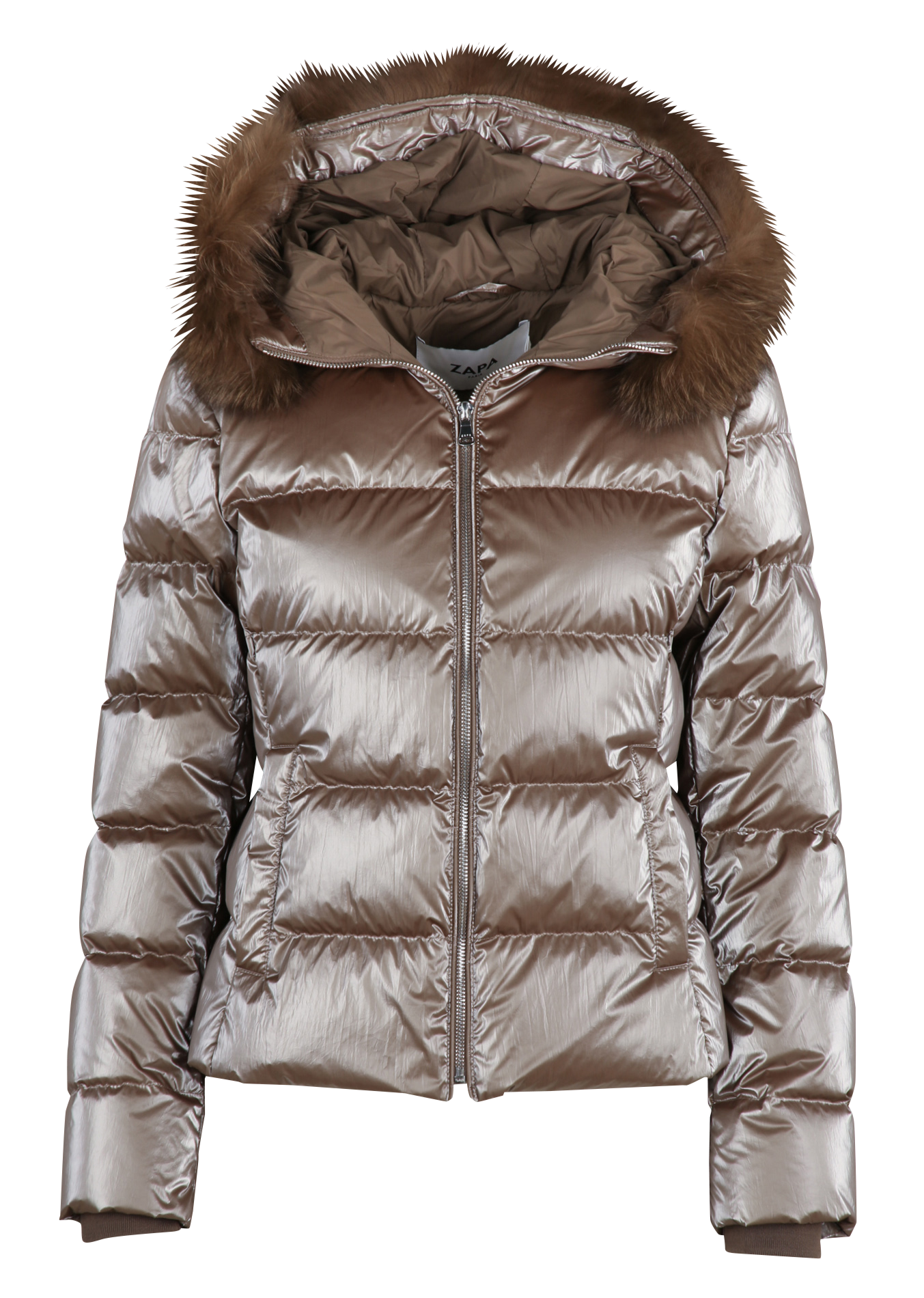 High-neck padded jacket ZAPA Beige