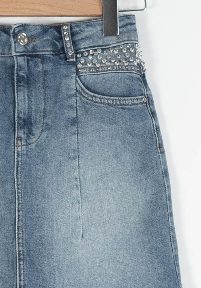 Short & midi skirt LIU JO - SECONDE MAIN Blue