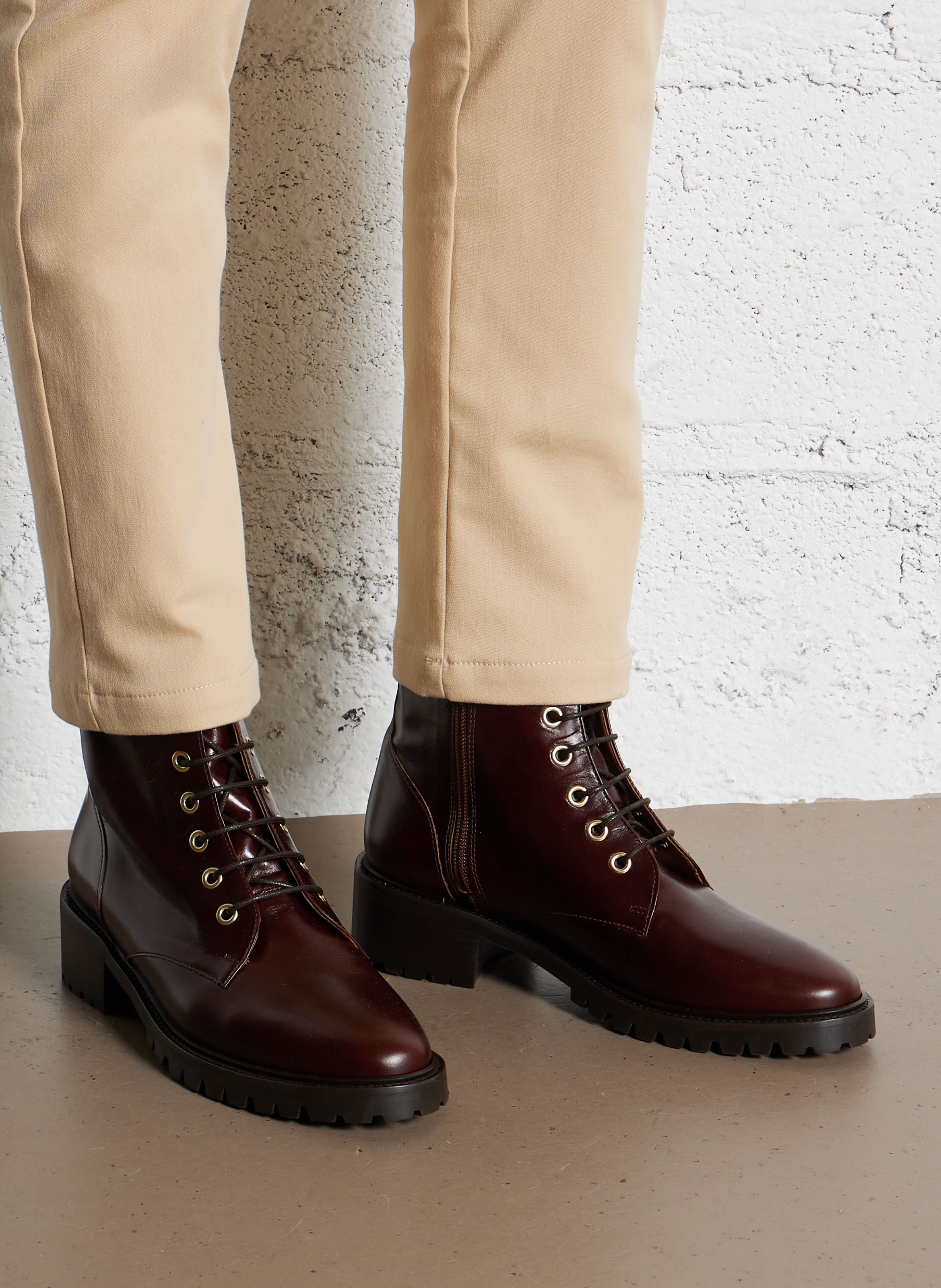 Bottines en cuir  BOBBIES Marron