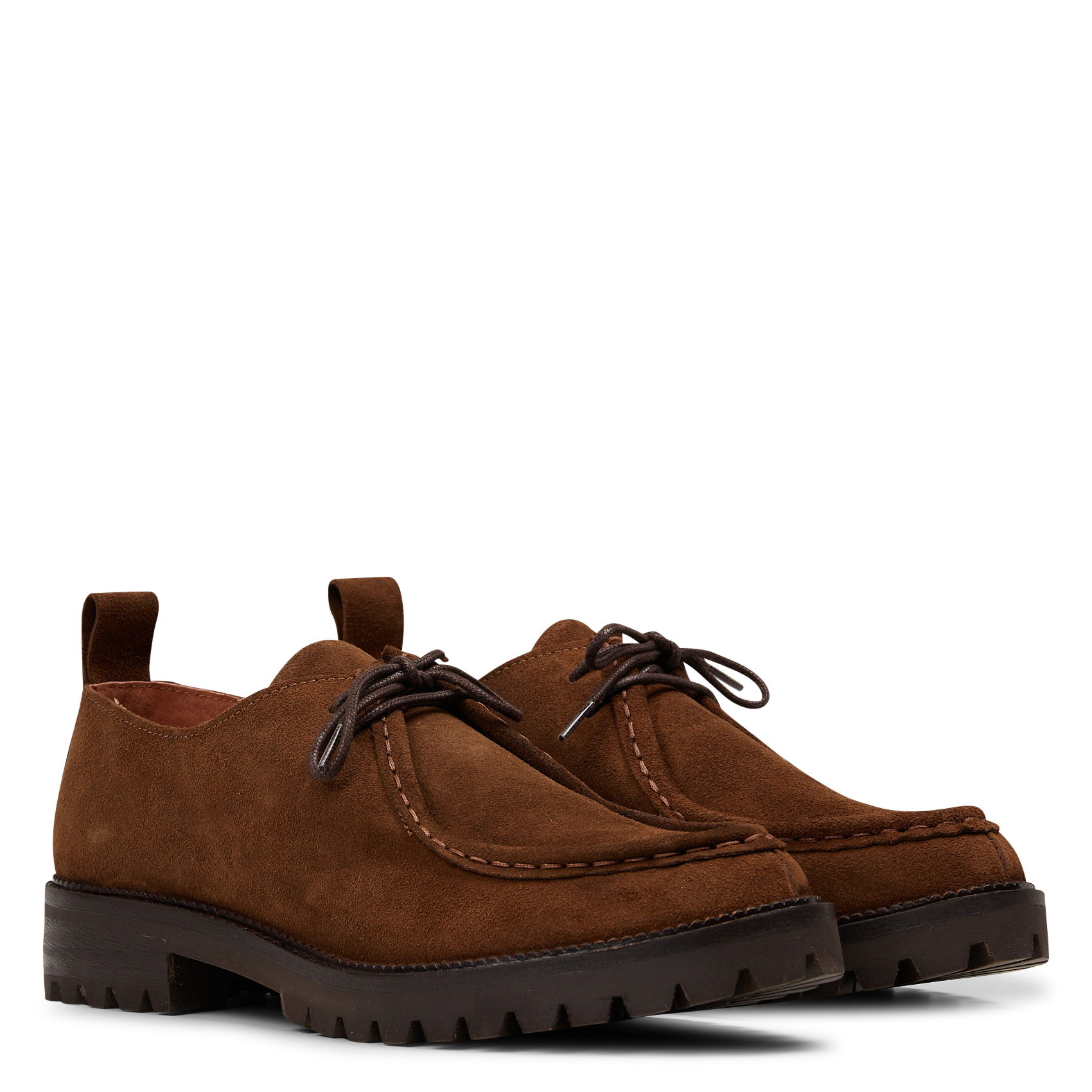 Suede Derby shoes MELLOW YELLOW Brown