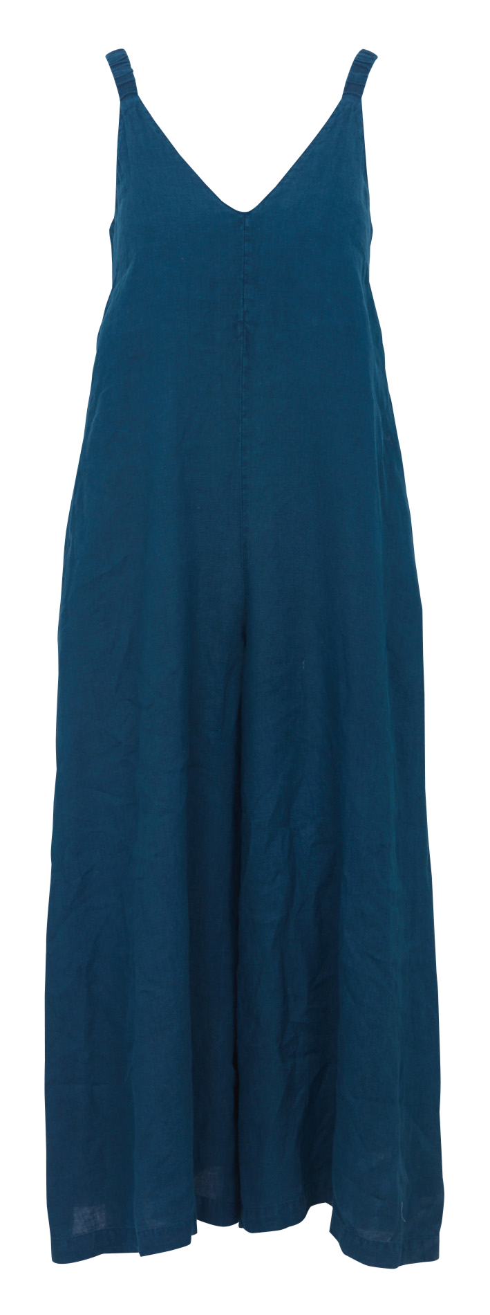 <div>Unifarbener Leinenoverall</div> LA FEE MARABOUTEE Blau