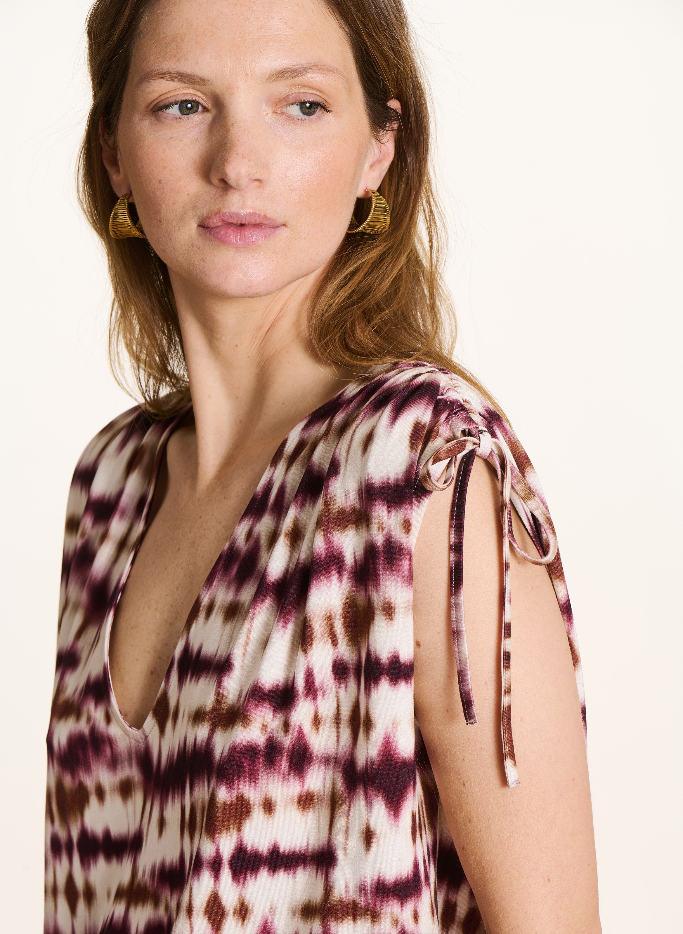 Tee-shirt ample imprimé tie & dye LA FEE MARABOUTEE Multicolore