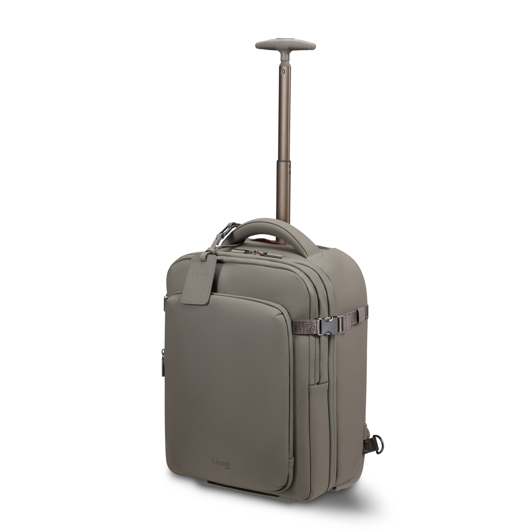 Lost in Berlin wheeled backpack LIPAULT Grey