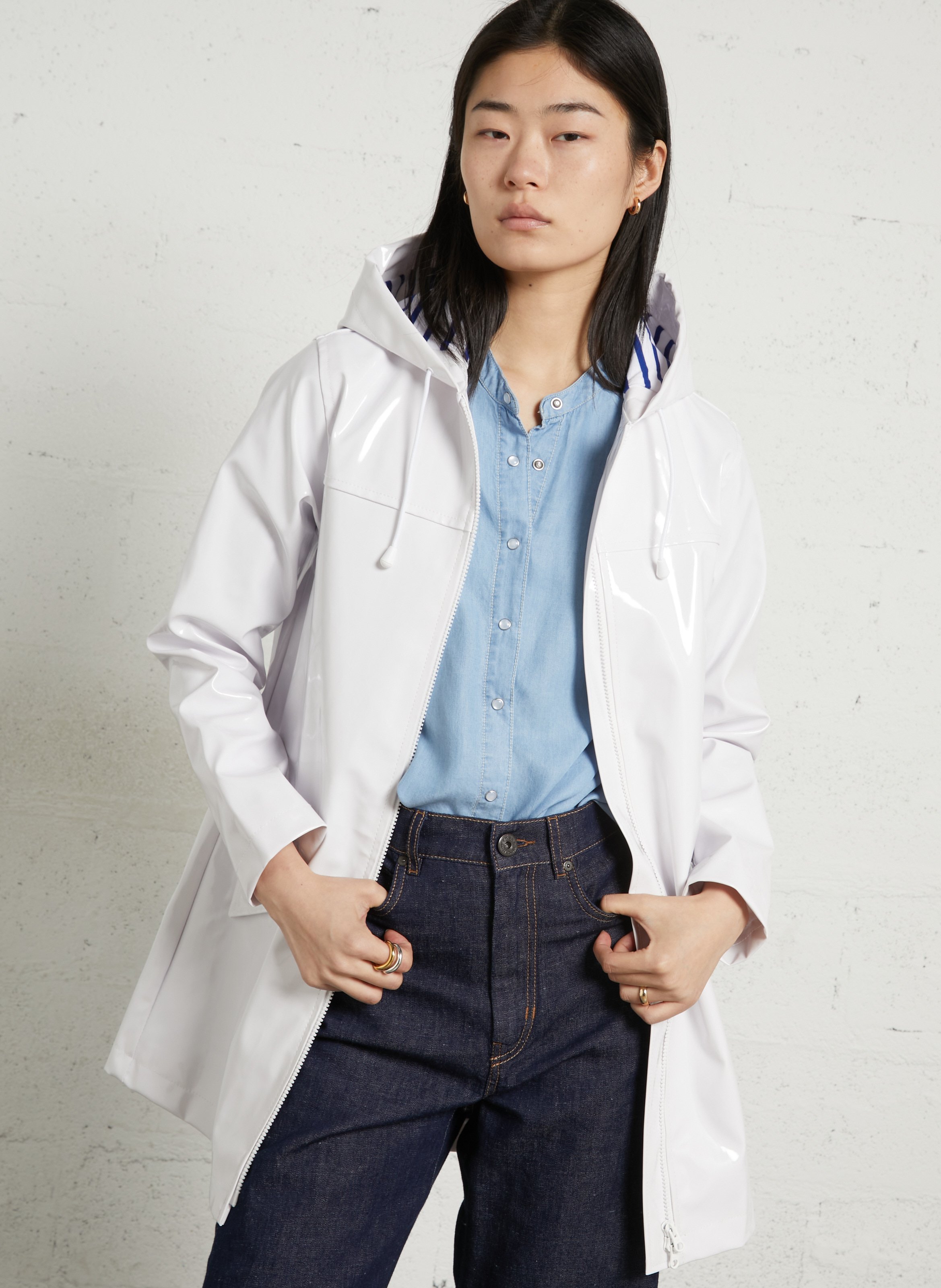 Waxed straight parka with hood ARMOR LUX