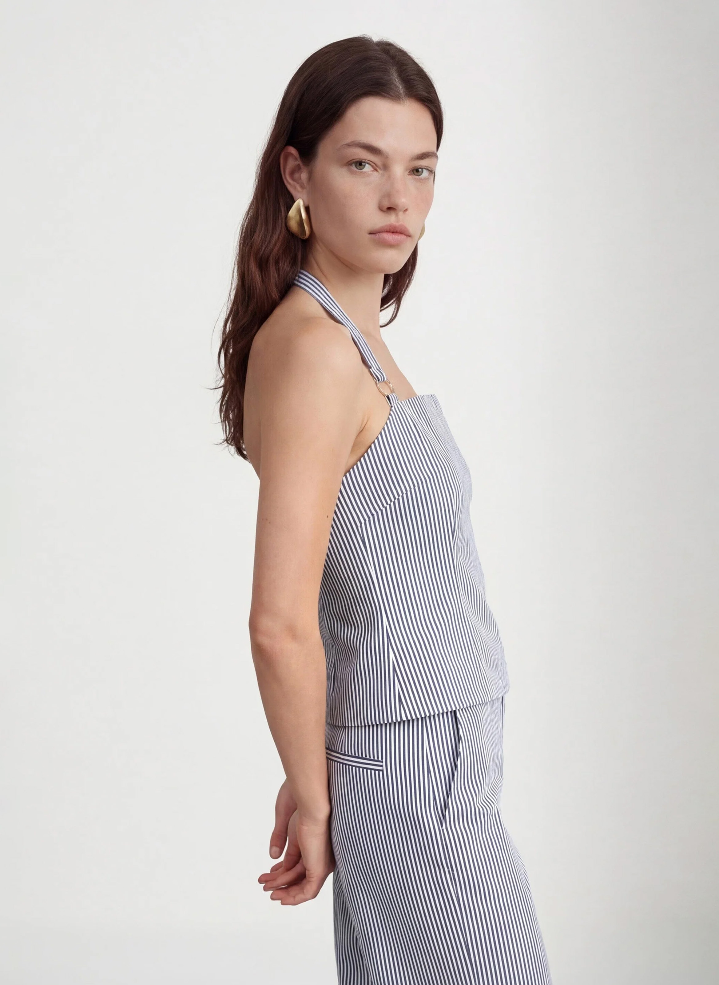 Top bustier rayé KOOKAI Bleu