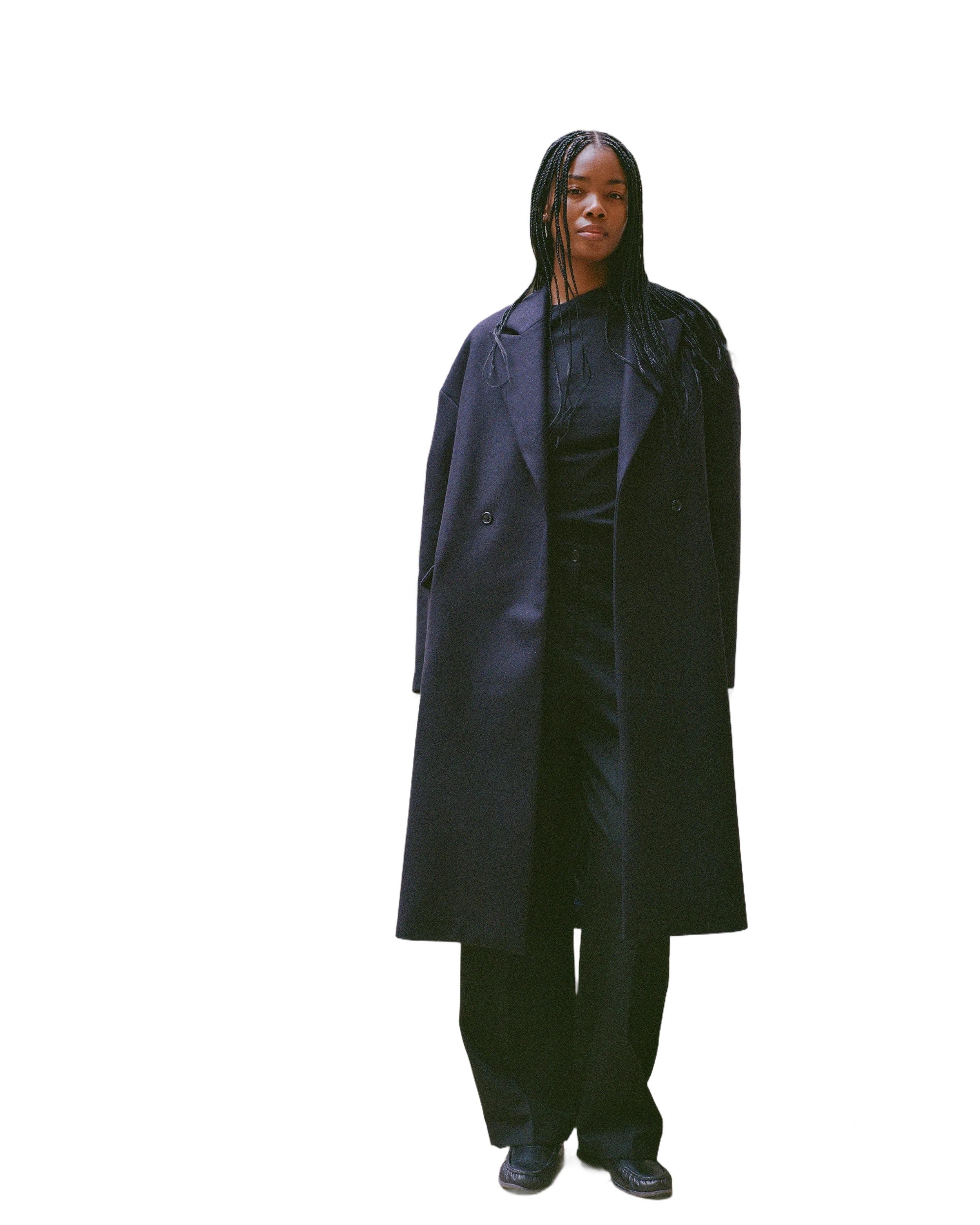 Classic Coat CASPA MIDNIGHT BLUE Noyoco Blue