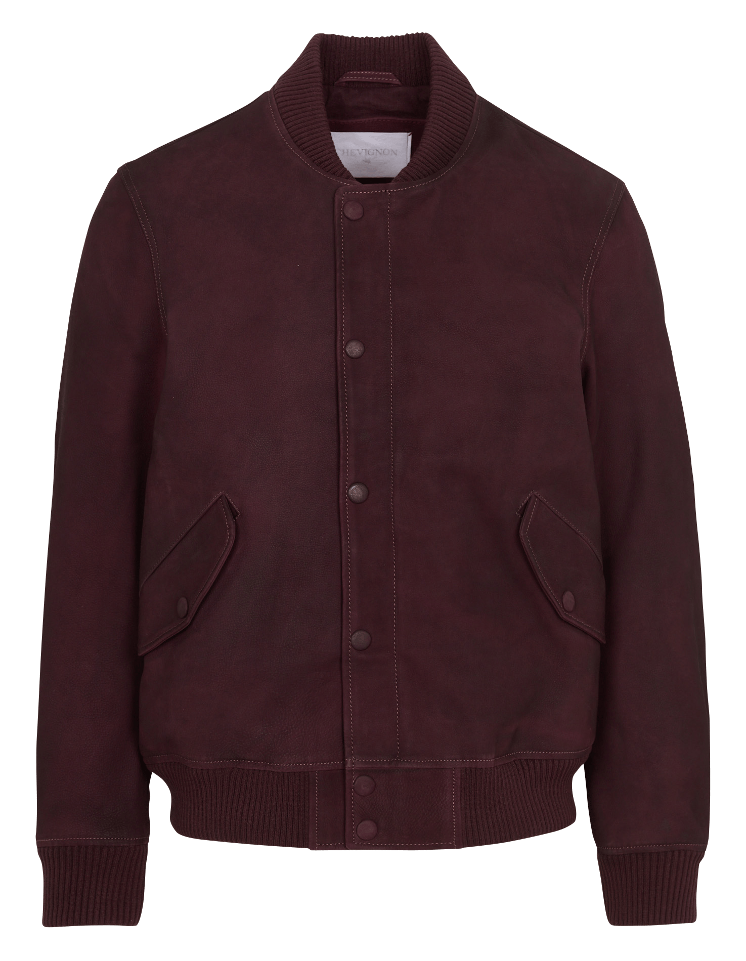 Veste oversize en cuir CHEVIGNON Violet