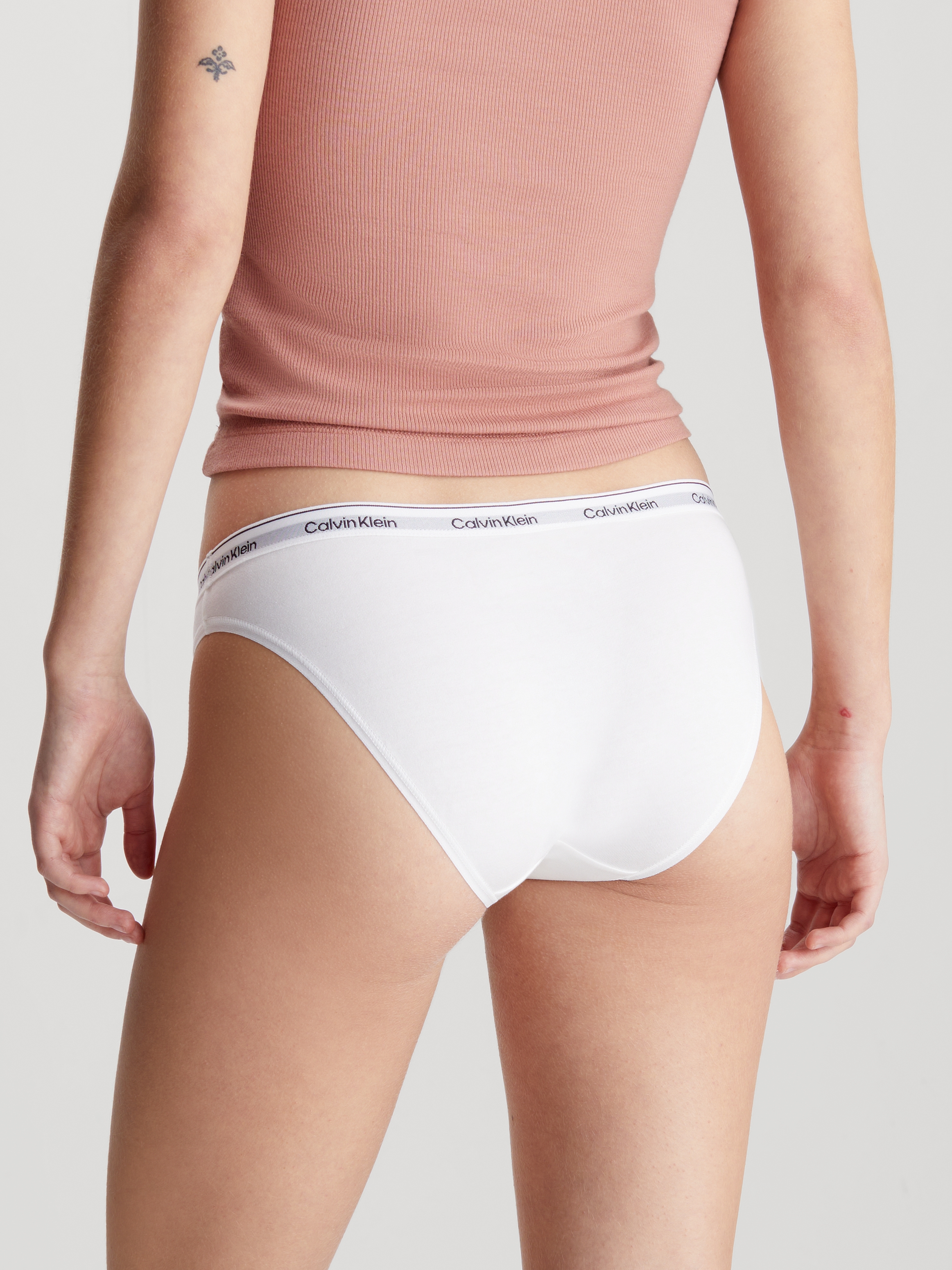 Lot de 3 culottes en coton mélangé CALVIN KLEIN UNDERWEAR Blanc