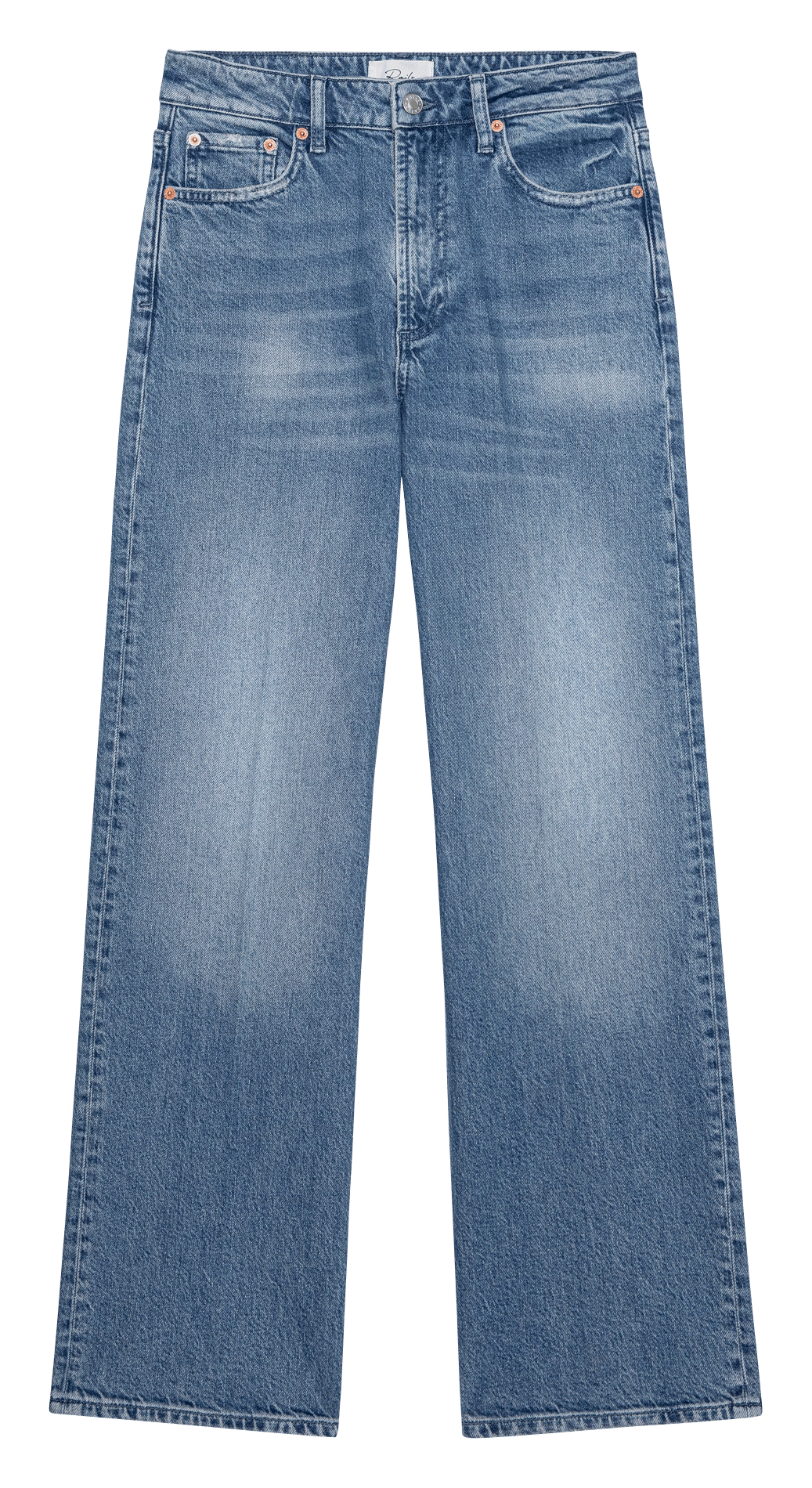 Jean patte d'eph en coton mélangé RAILS Bleu