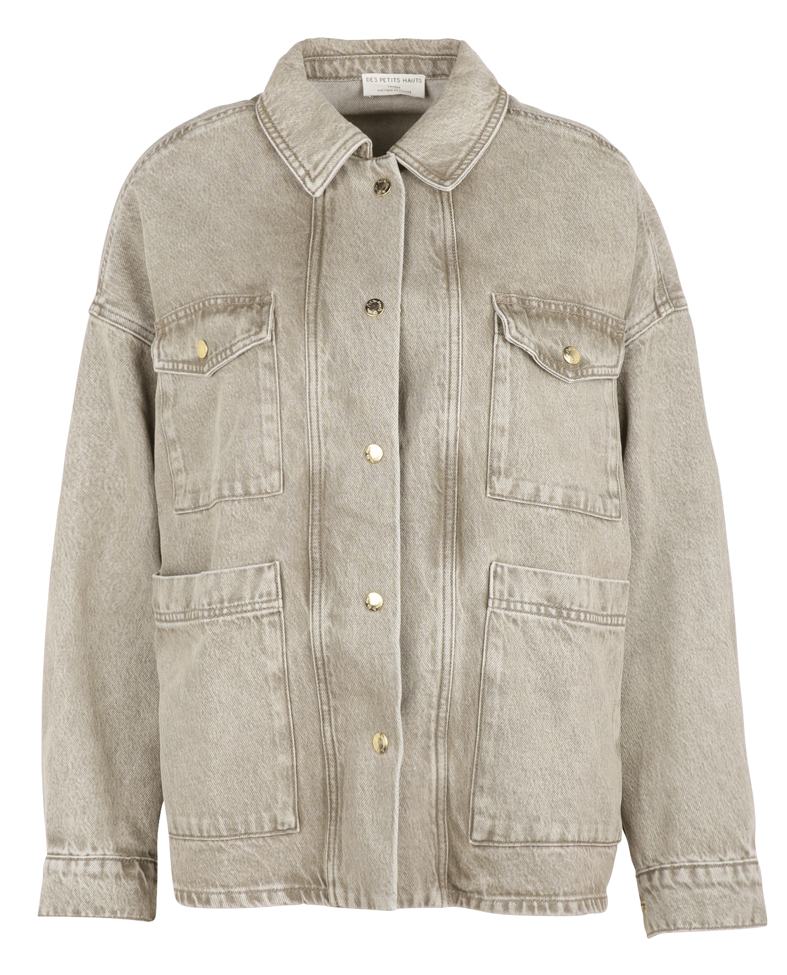 Denim jacket DES PETITS HAUTS Pink