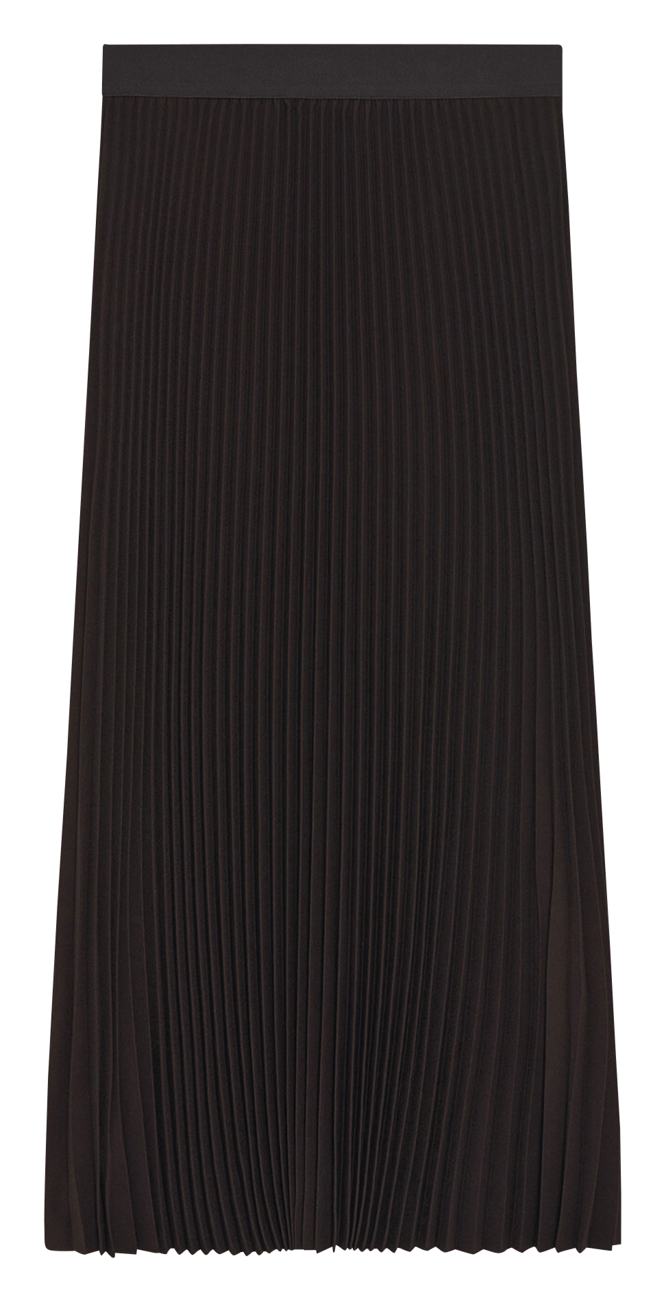 Ausgestellter Midi-Faltenrock CAROLL Braun