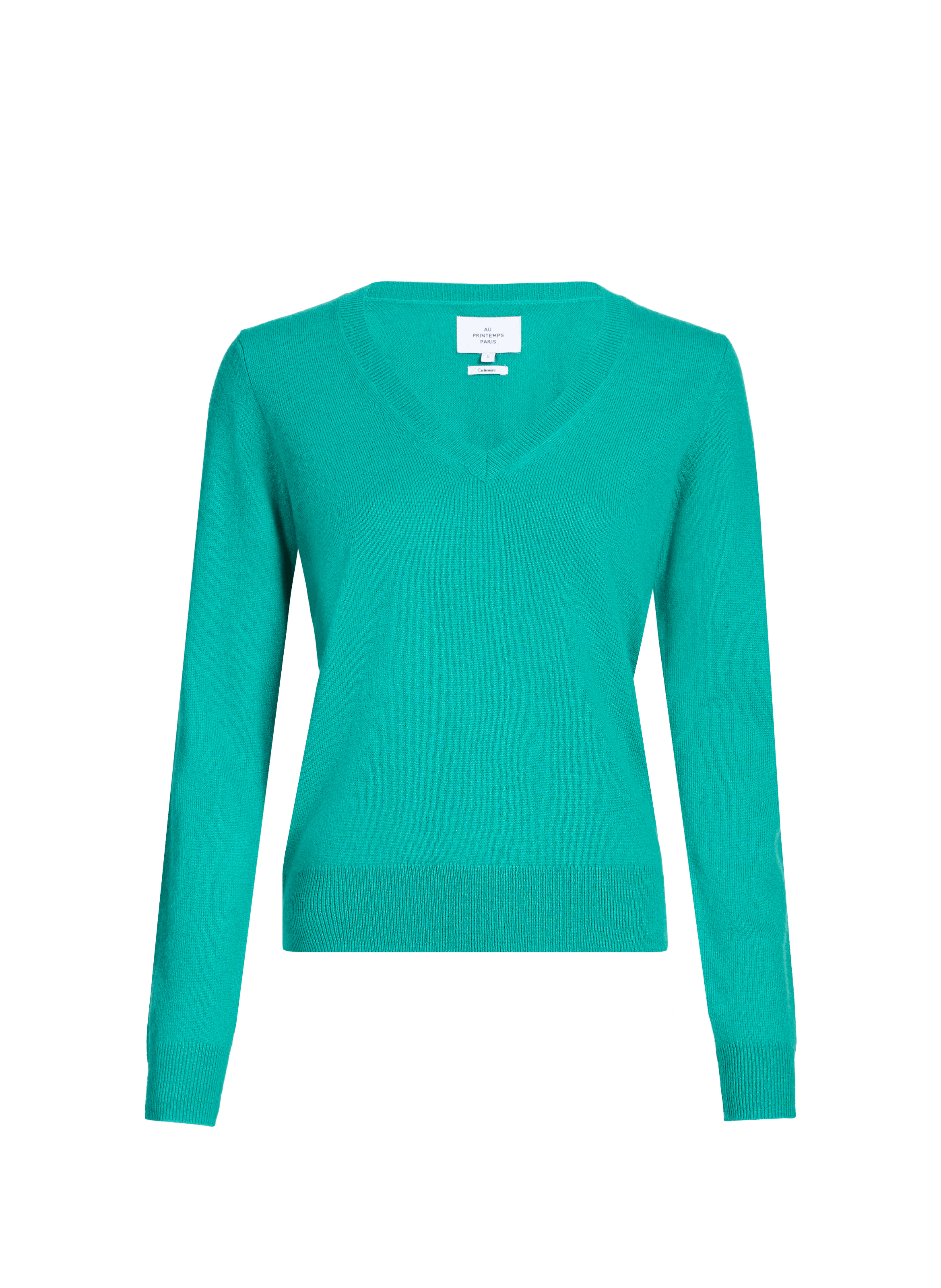 Cashmere sweater AU PRINTEMPS PARIS Green