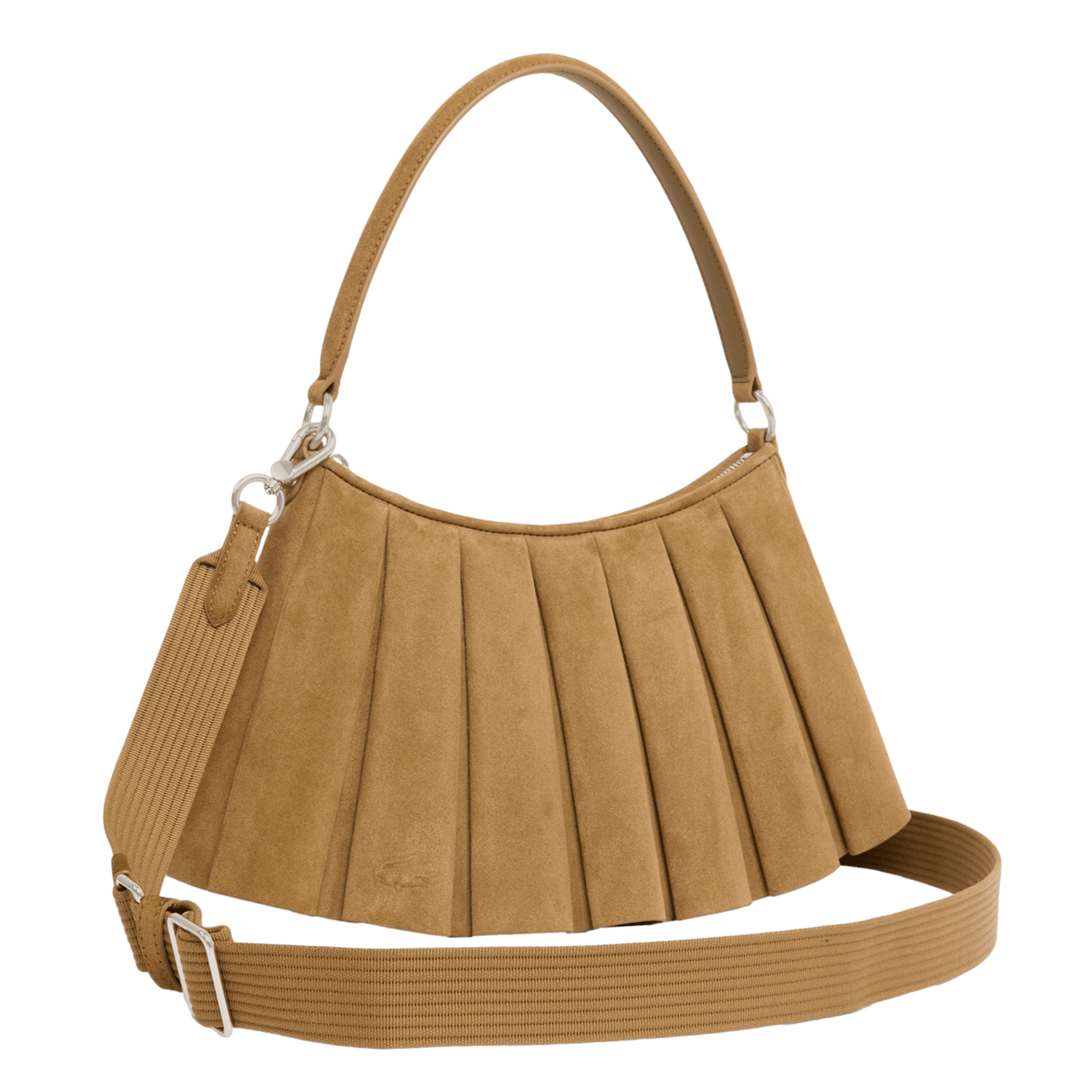 Lenglen Tasche aus gemischtem Wildleder-Leder LACOSTE Beige
