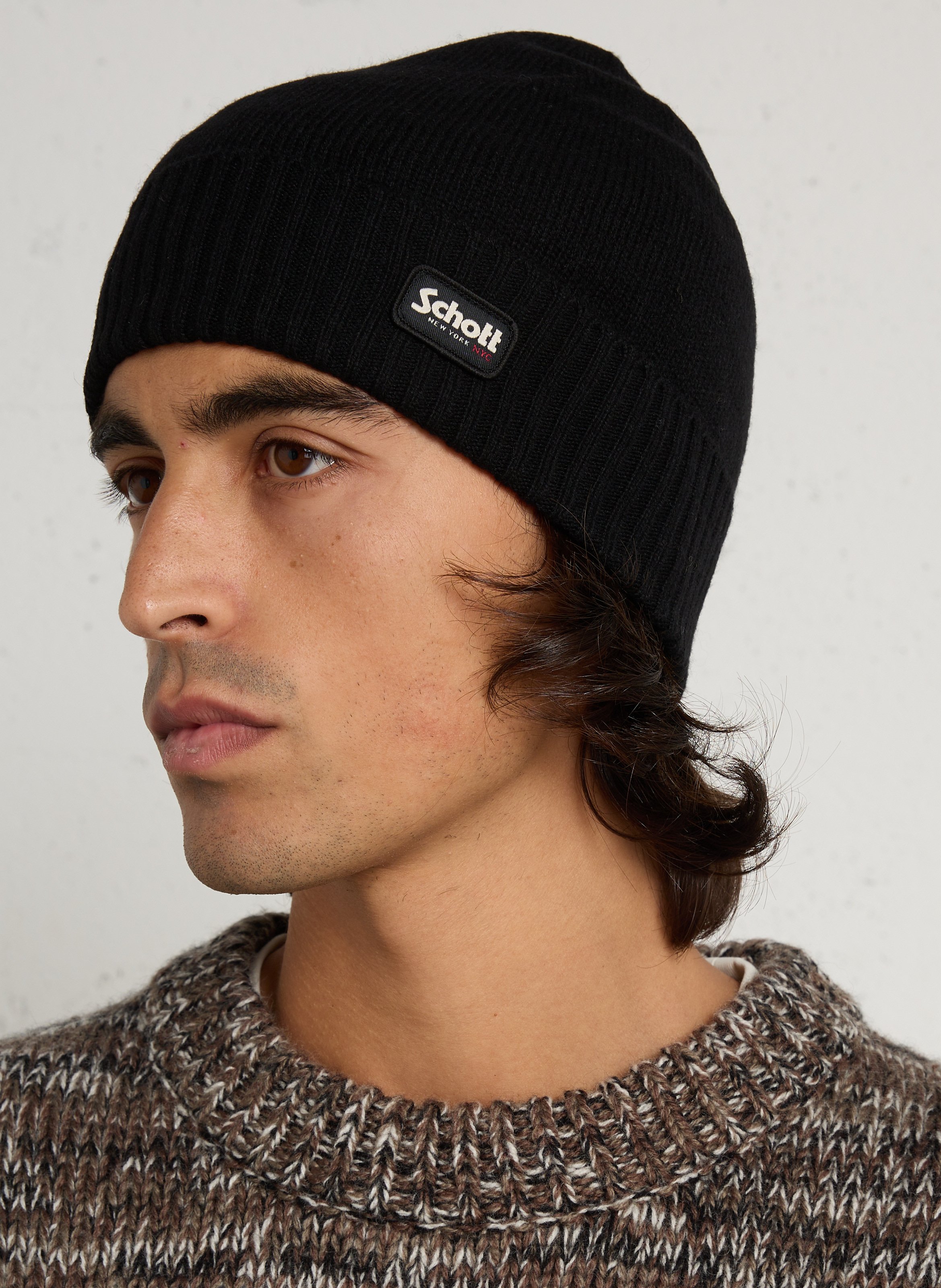 Bonnet en laine mélangée SCHOTT