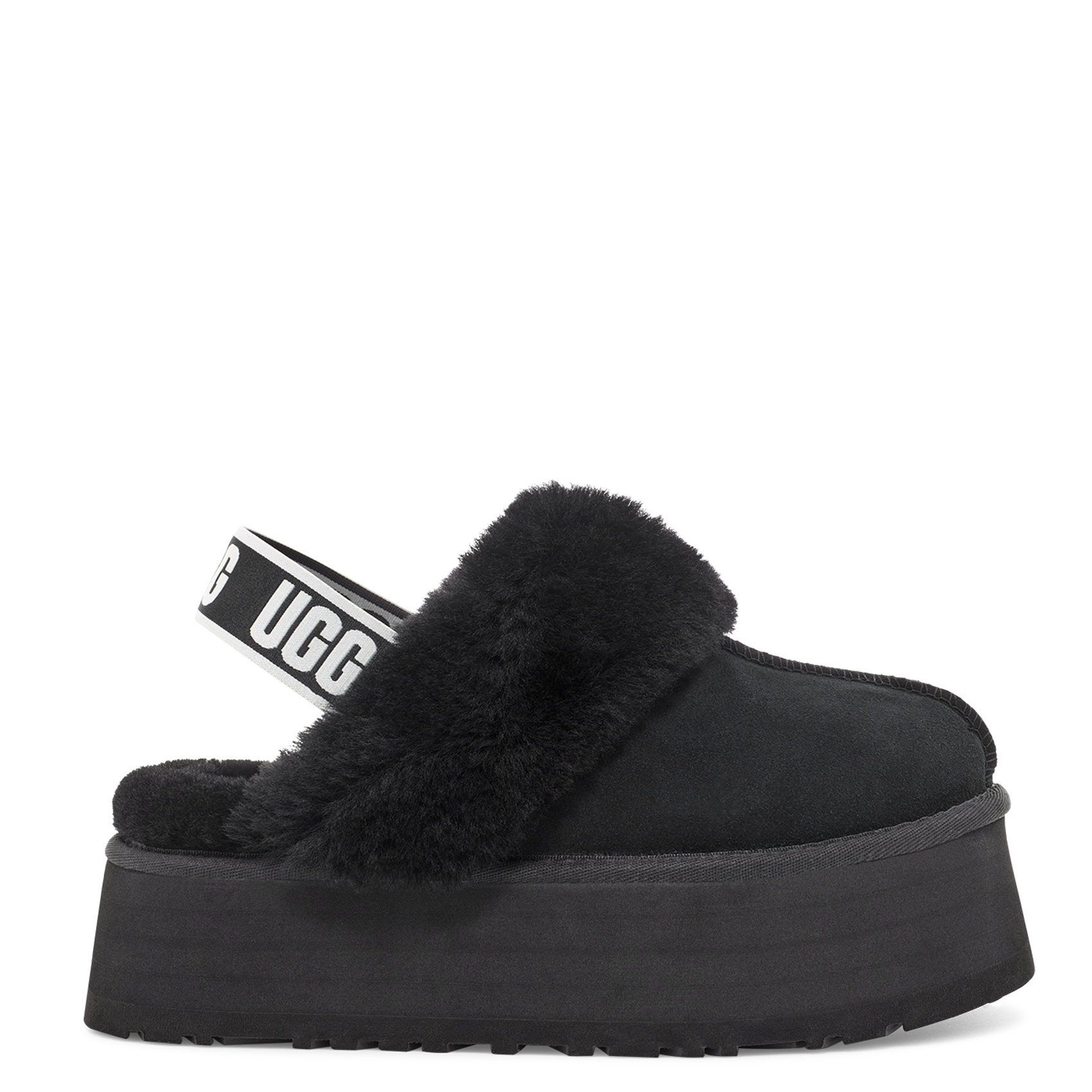 Leather wedge slippers UGG