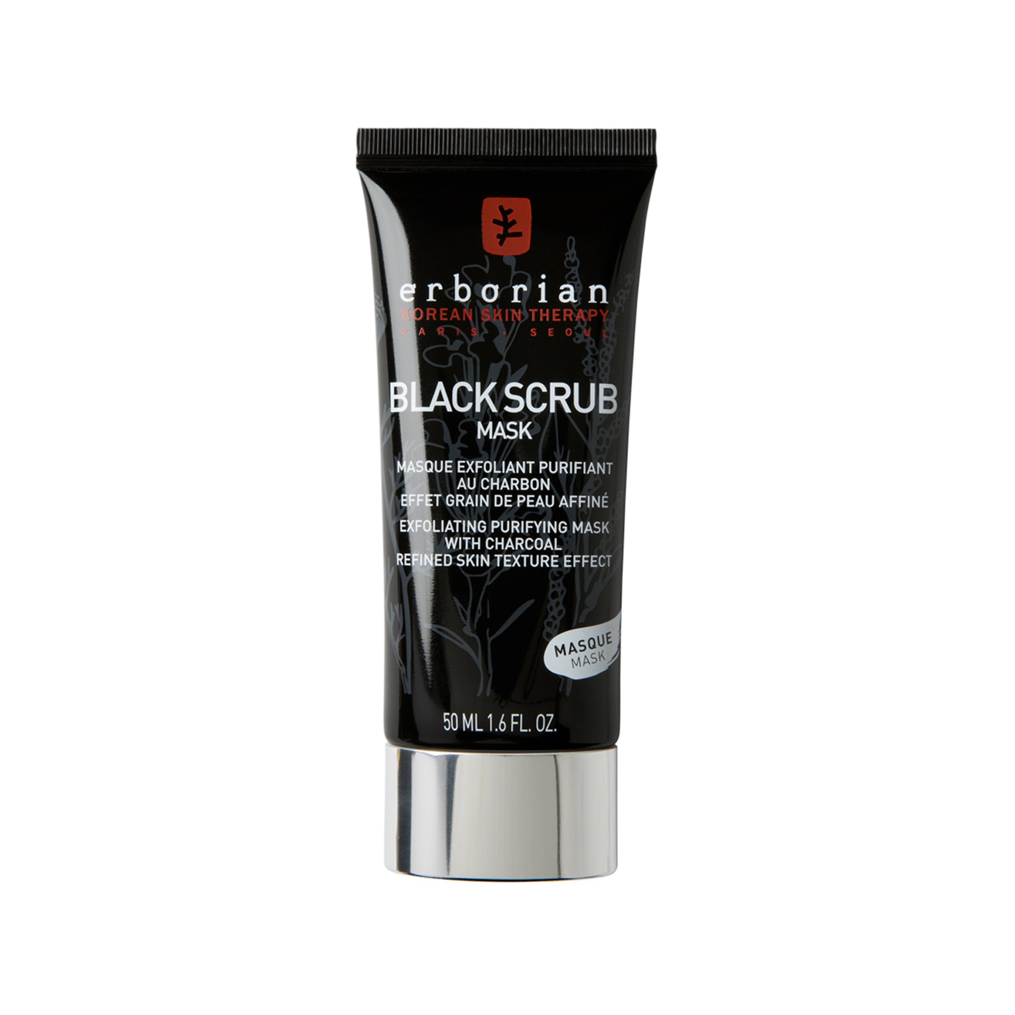 Black Scrub - Exfoliating Purifying Mask with Charcoal ERBORIAN