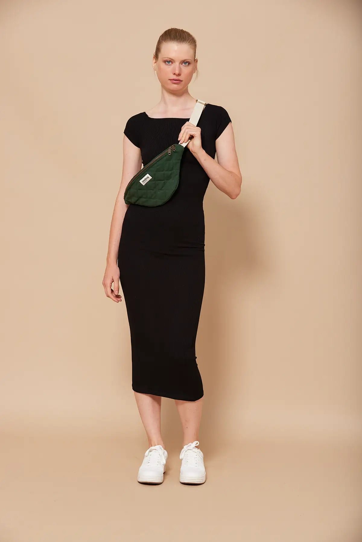 Cotton waist bag HINDBAG Green