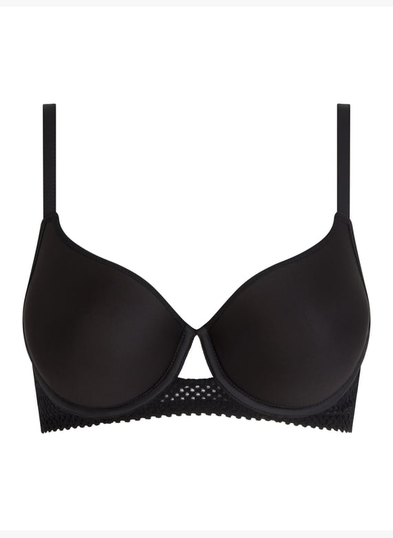 Full-cup memory foam bra | Black by CHANTELLE PULP Full-cup memory foam bra Black