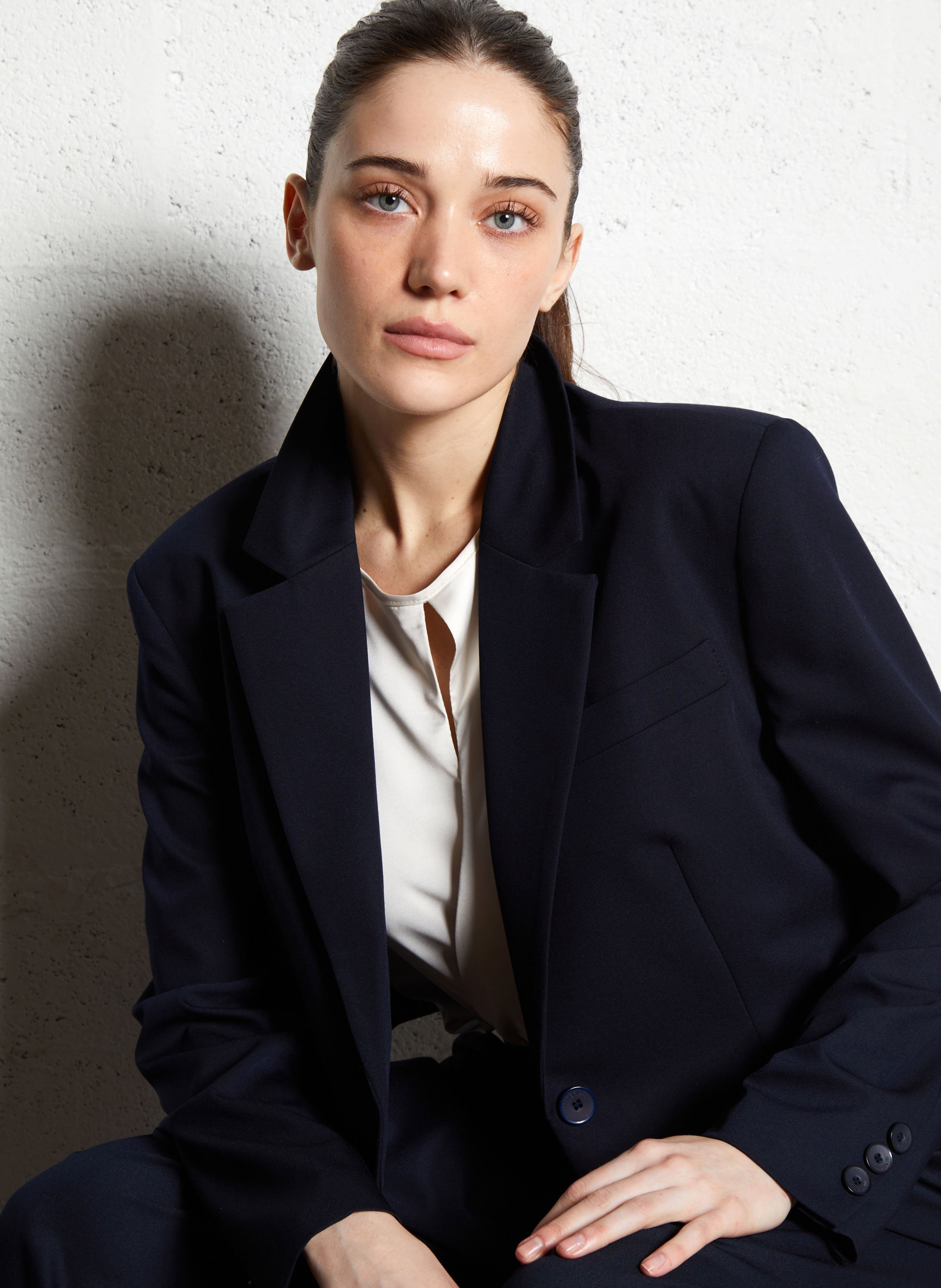 Cropped suit jacket IMPERIAL Blue