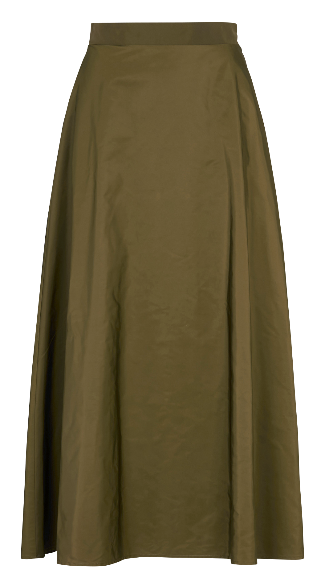 Jupe midi évasée IKKS Kaki