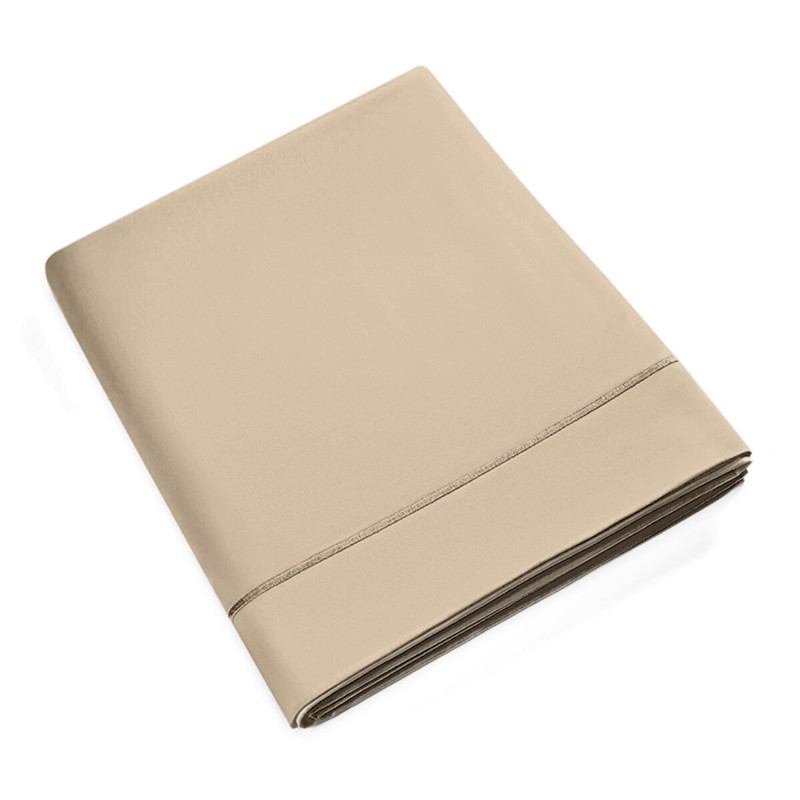 Combed cotton percale flat sheet "Julian" all sizes pure cotton COTON PUR
