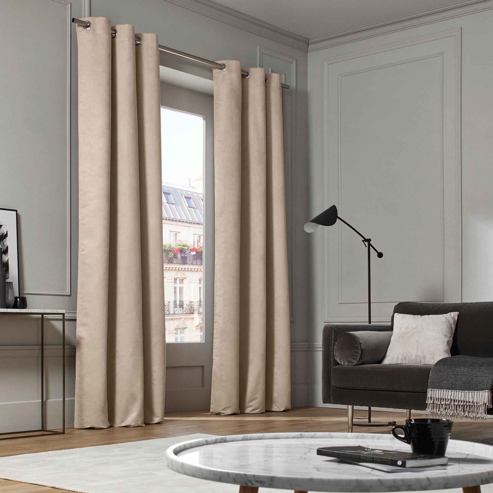 Curtain with eyelets MADURA Beige