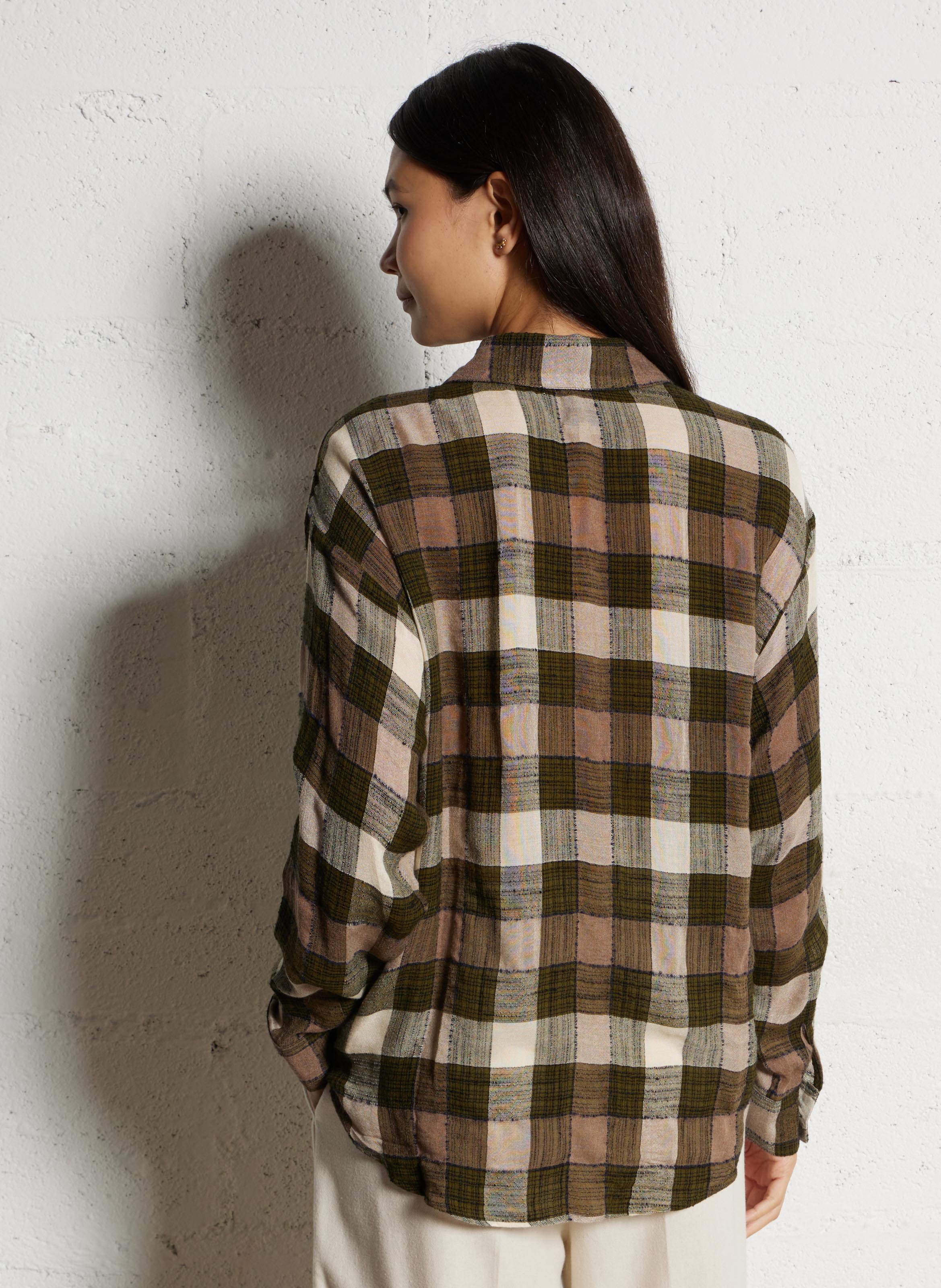 Chemise oversize col classique SACRECOEUR Vert