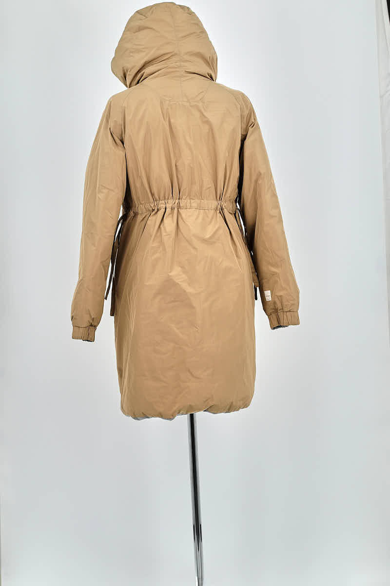 Lightweight quilted padded jacket with high neck MAX MARA - Seconde Main Brown