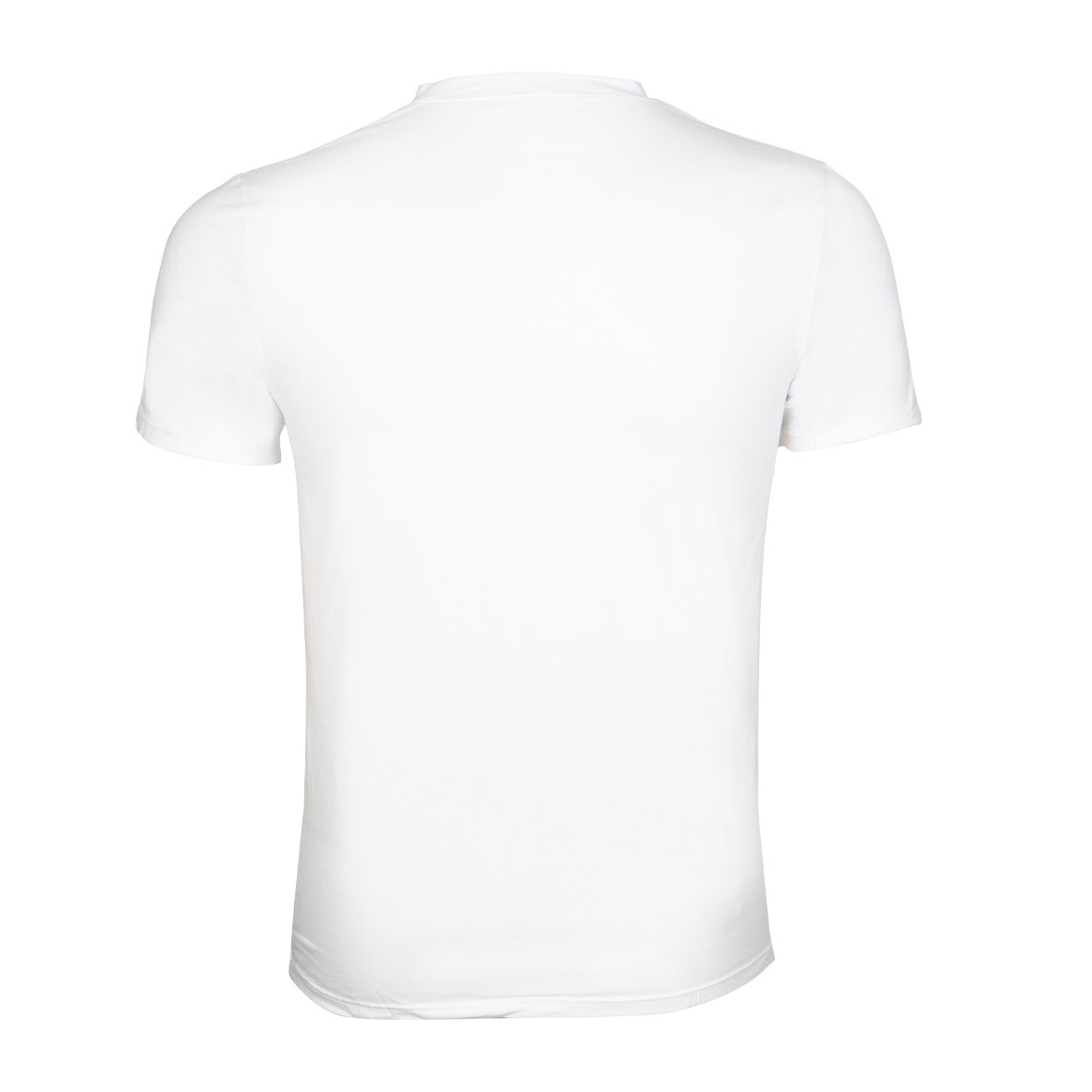Short-sleeve v-neck t-shirt designed to last for men by Eminence. EMINENCE White
