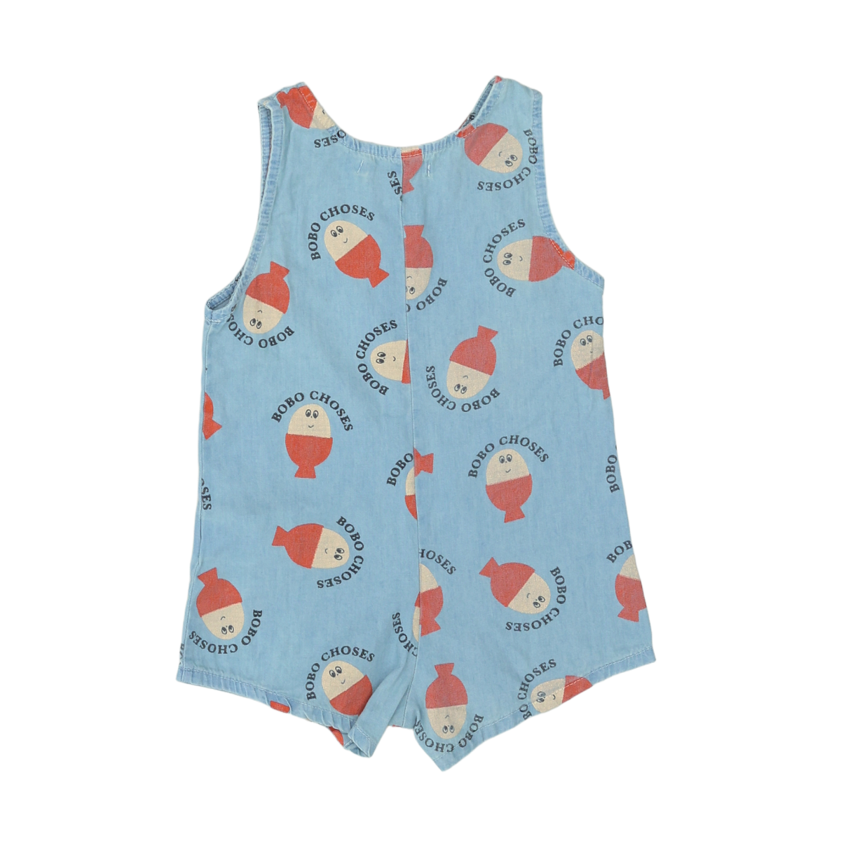 Blue Baby Romper - 6 months BOBO CHOSES - Seconde Main Blue