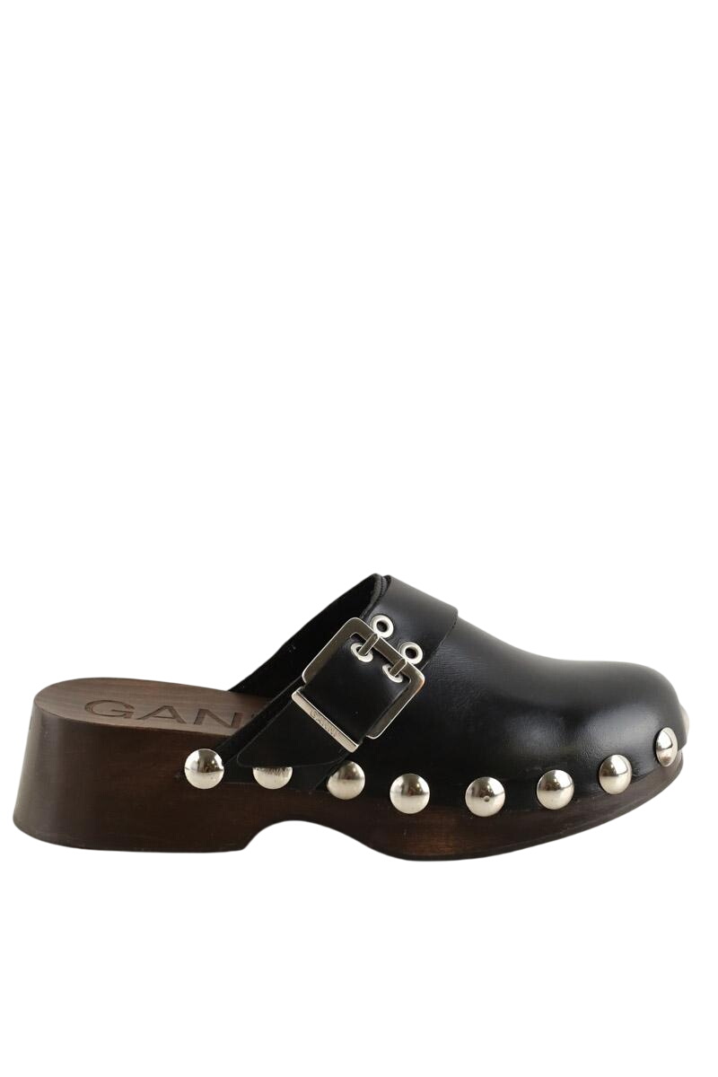 Clogs GANNI - Seconde Main Black