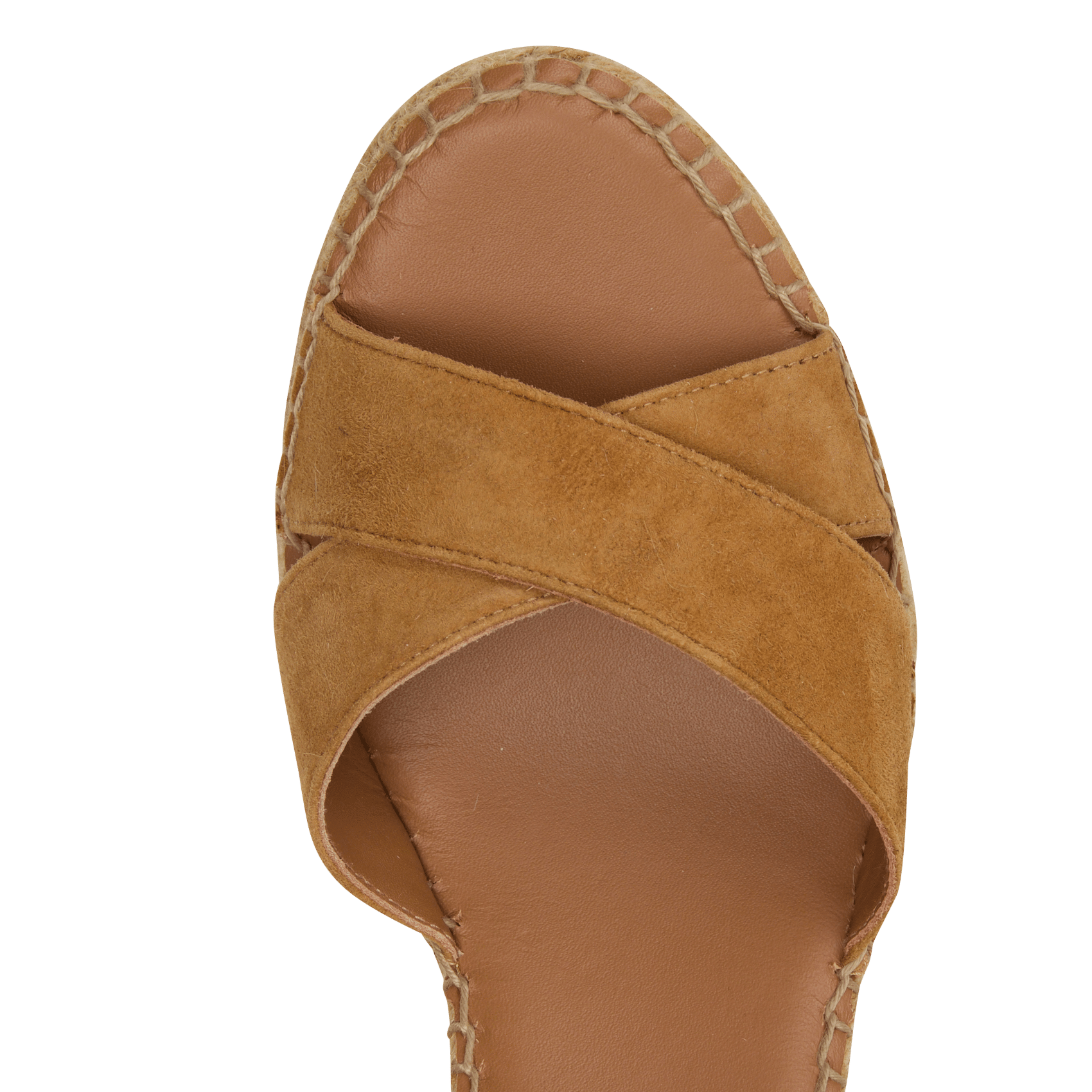 Fabia leather wedge sandals MELLOW YELLOW Beige