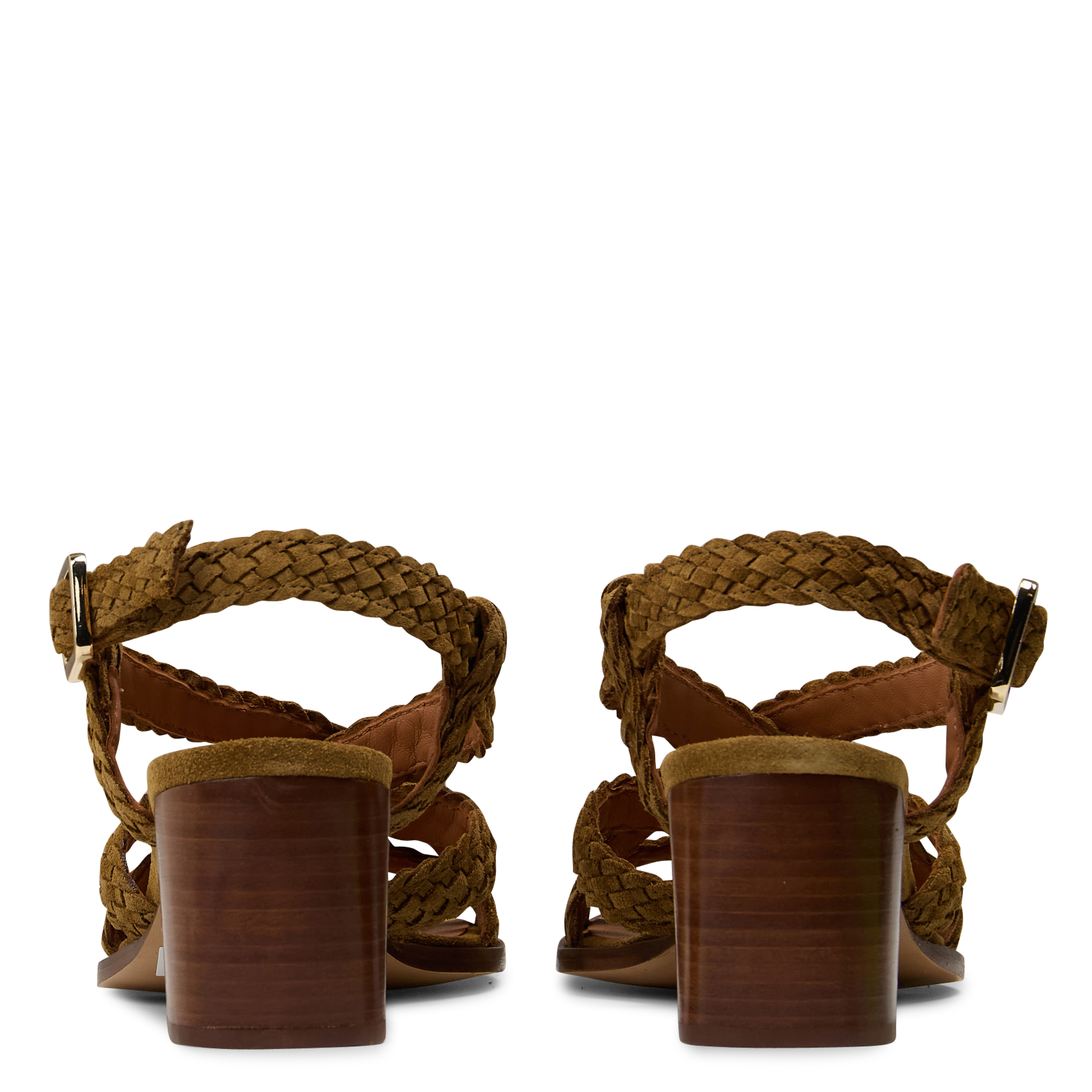 Sandales à talons en cuir MELLOW YELLOW Vert