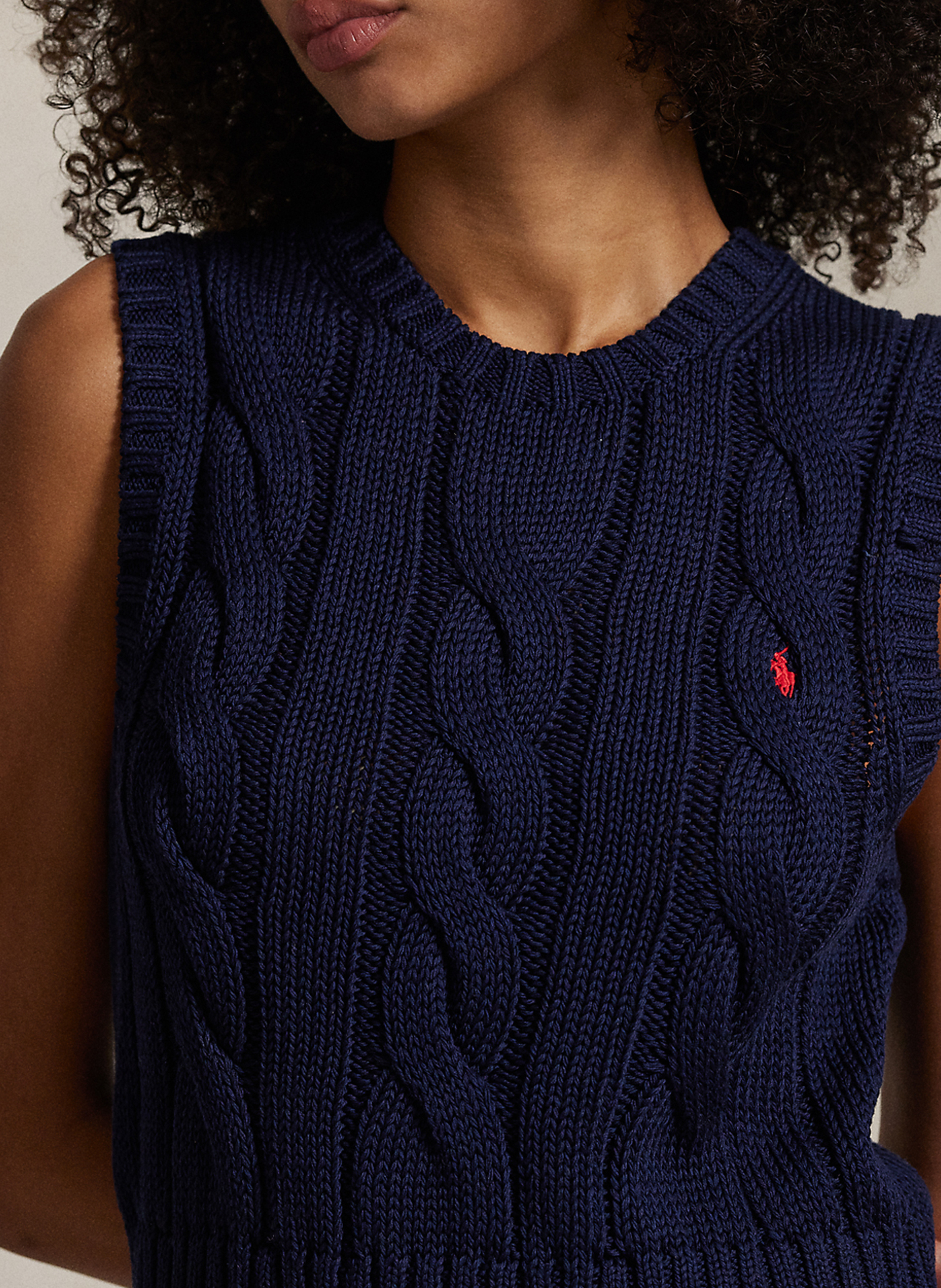 Pullunder aus Baumwolle POLO RALPH LAUREN Blau