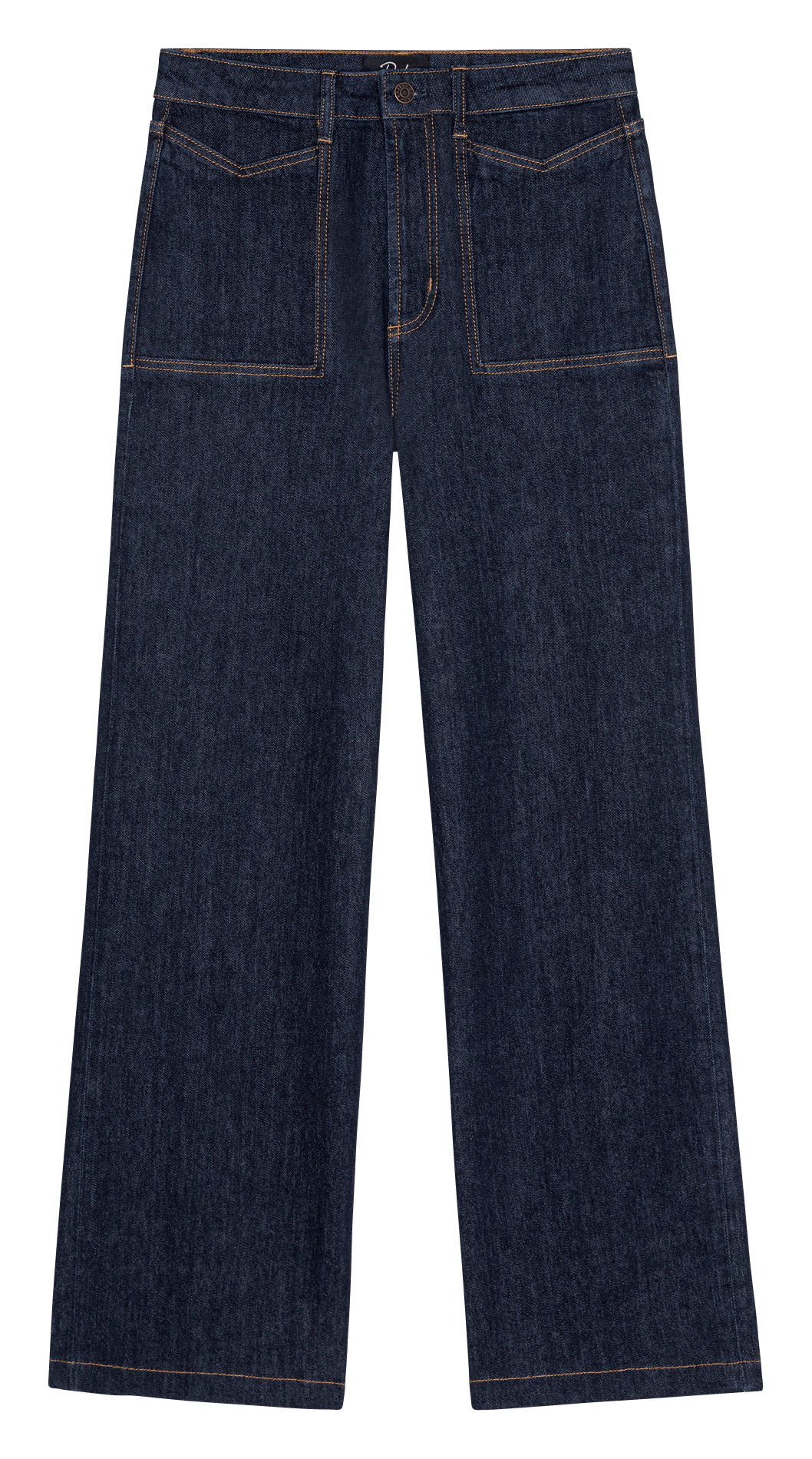 Cotton-blend flared jeans RAILS Blue