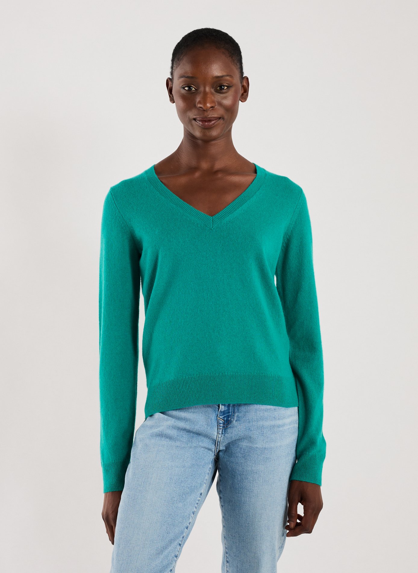 Cashmere sweater AU PRINTEMPS PARIS Green