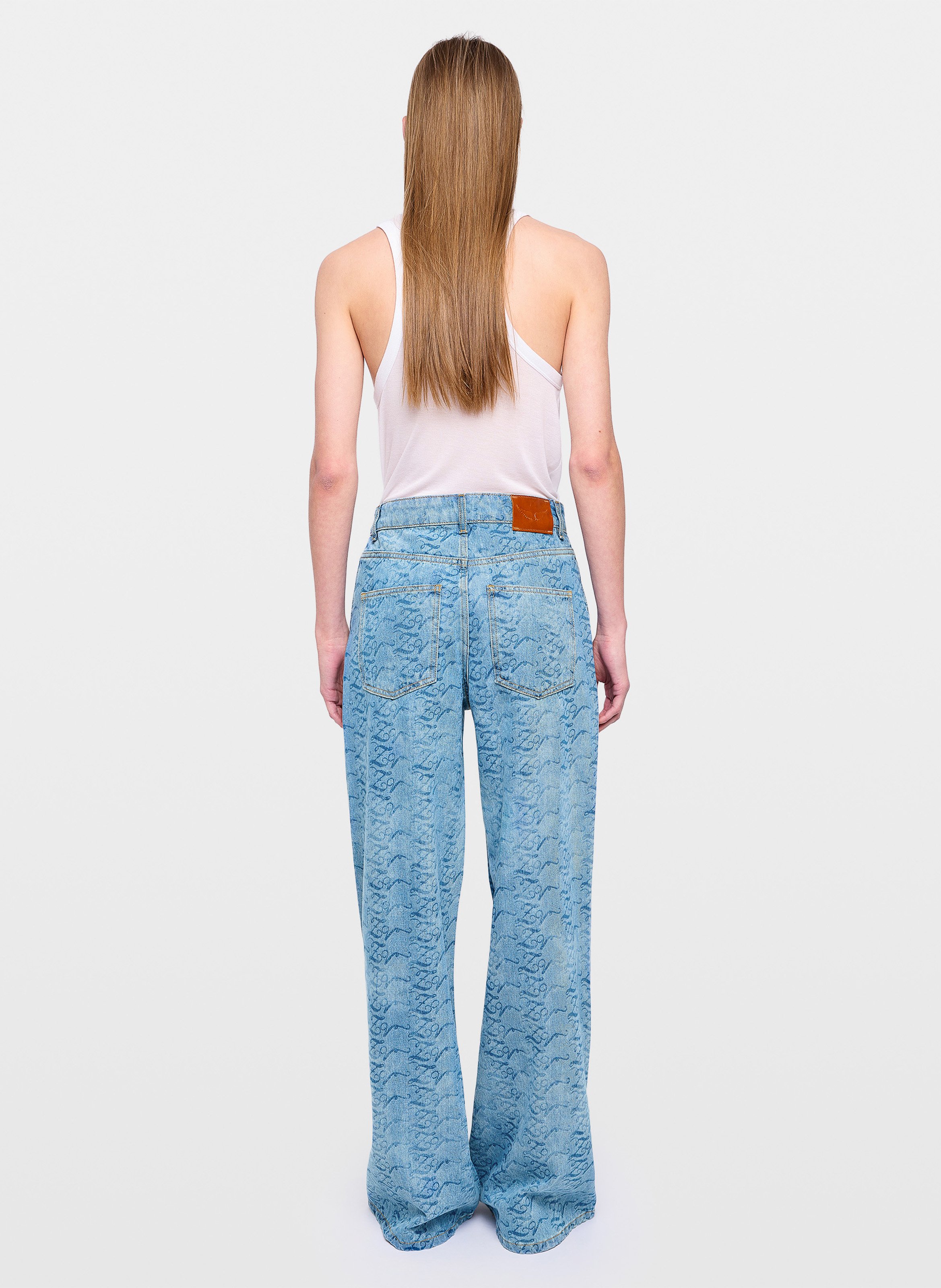 Organic cotton wide-leg jeans ZADIG&VOLTAIRE Blue