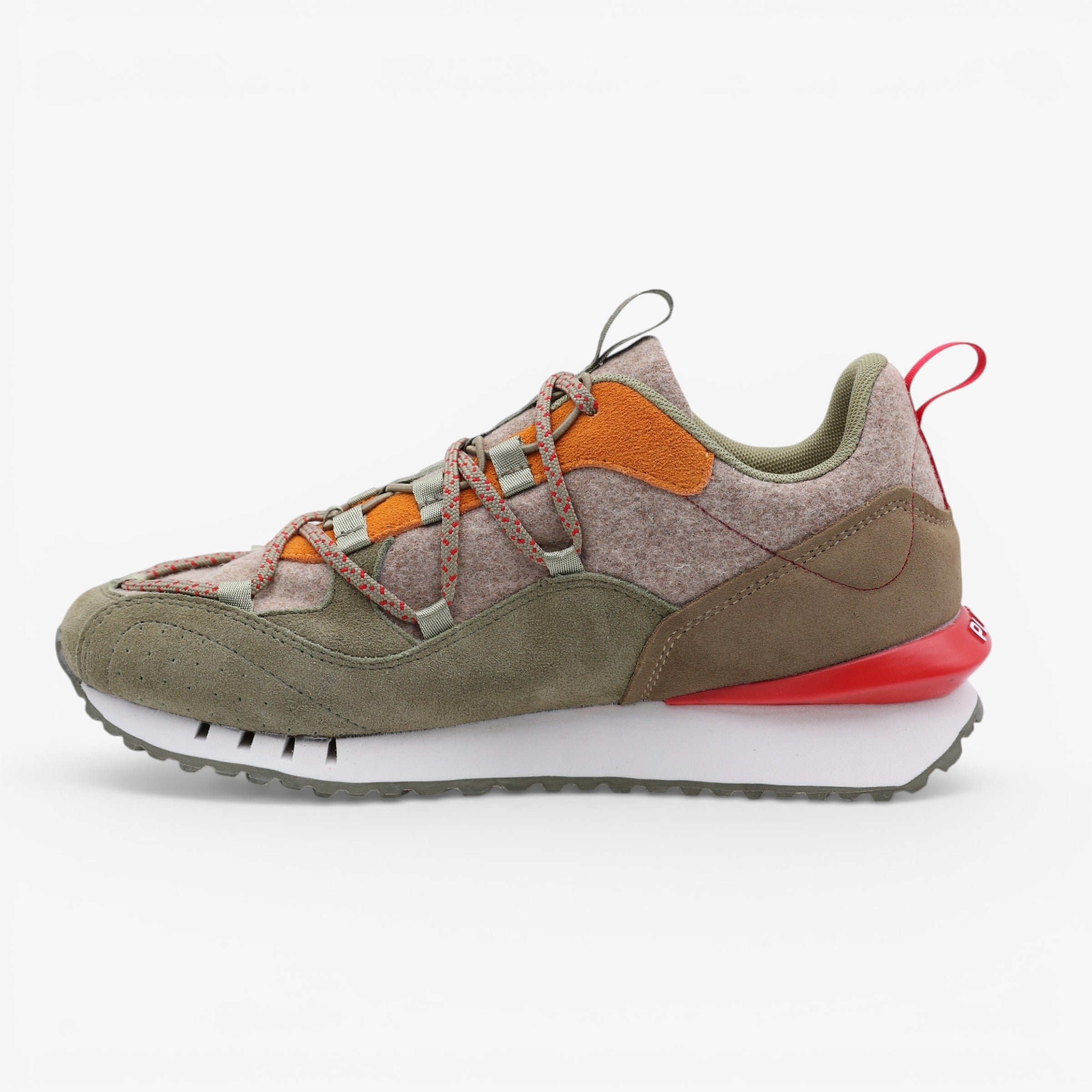 Military Green Apollo Sneakers SERGE BLANCO Beige