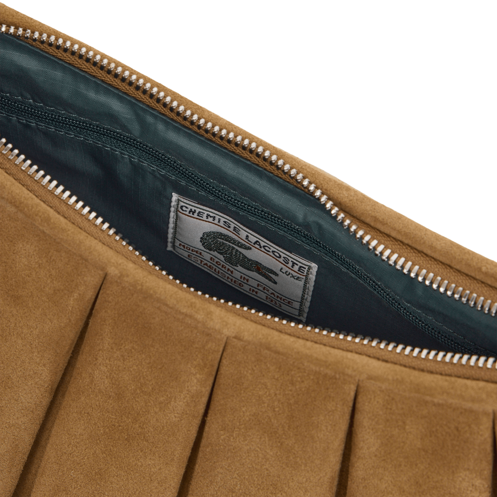 Lenglen Tasche aus gemischtem Wildleder-Leder LACOSTE Beige