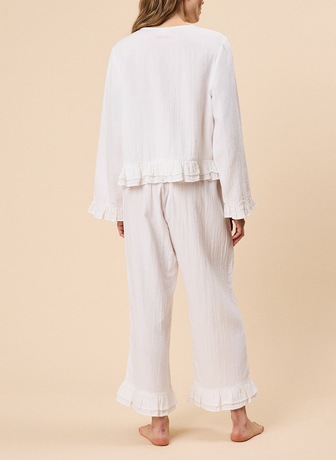 Pyjama en coton TBCO Blanc