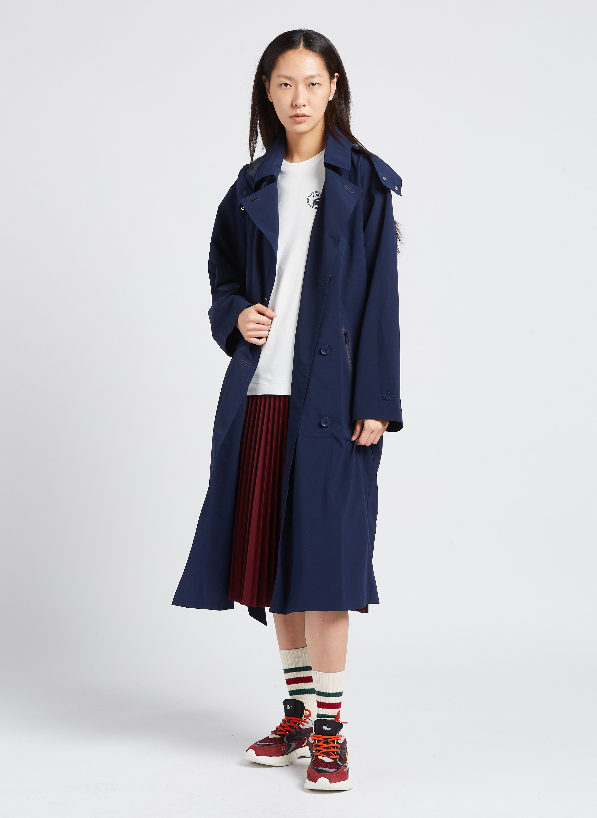 Trench coat lacoste sale