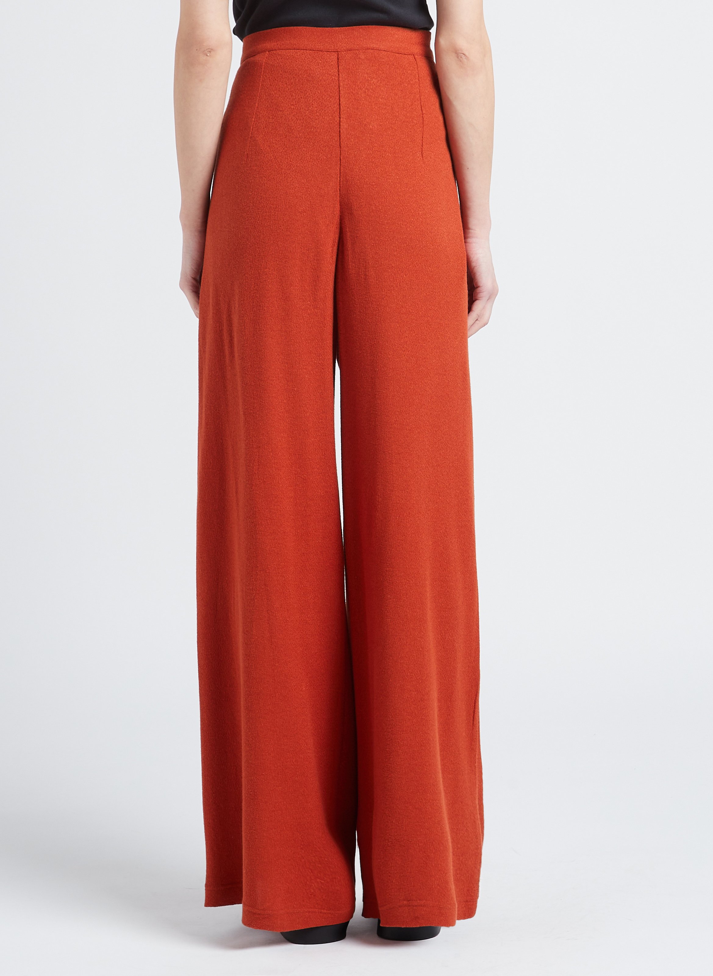 Wide-leg high-waisted linen-blend pants MAX MARA LEISURE Golden