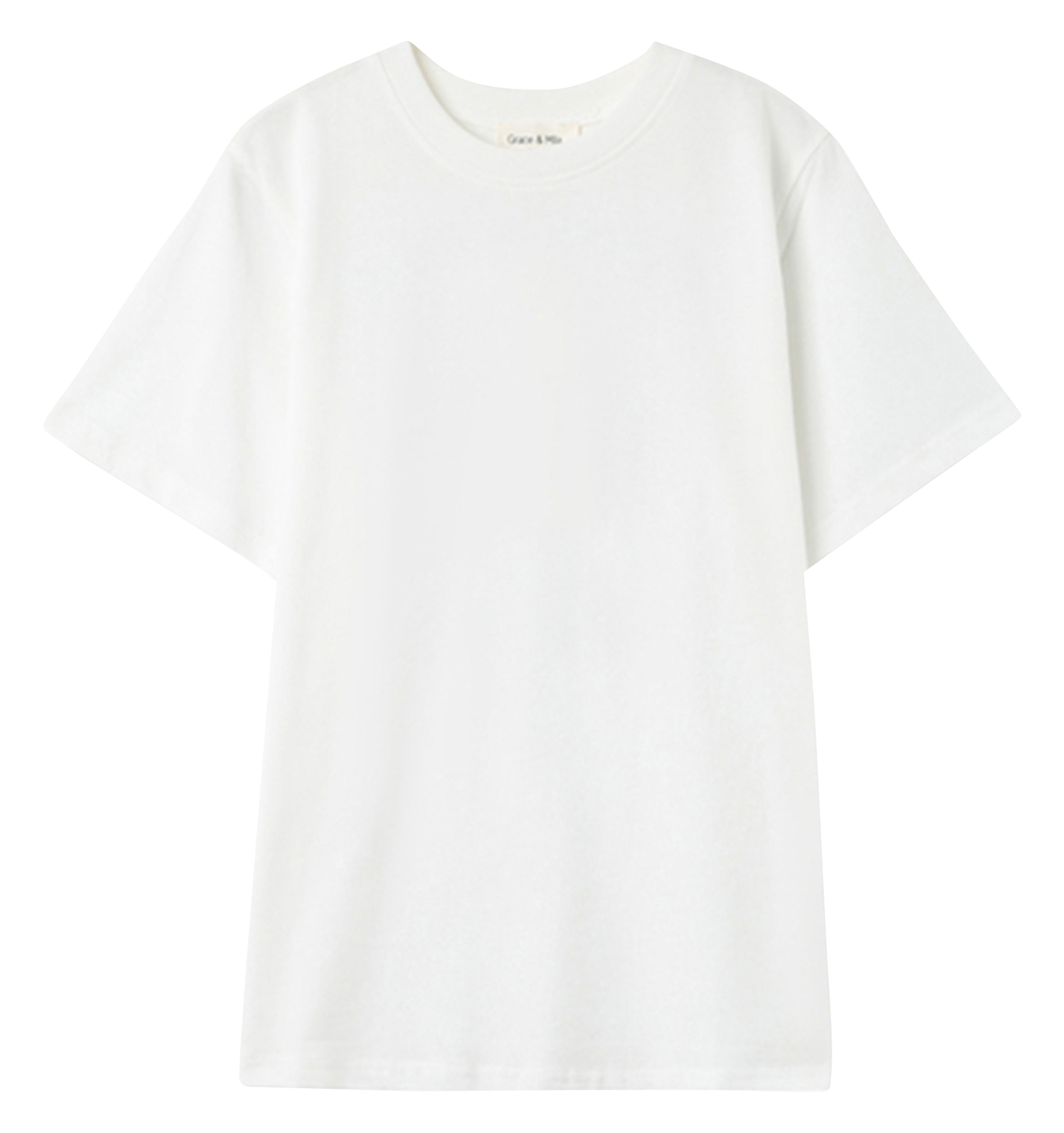 Tee-shirt oversize en coton GRACE ET MILA Blanc
