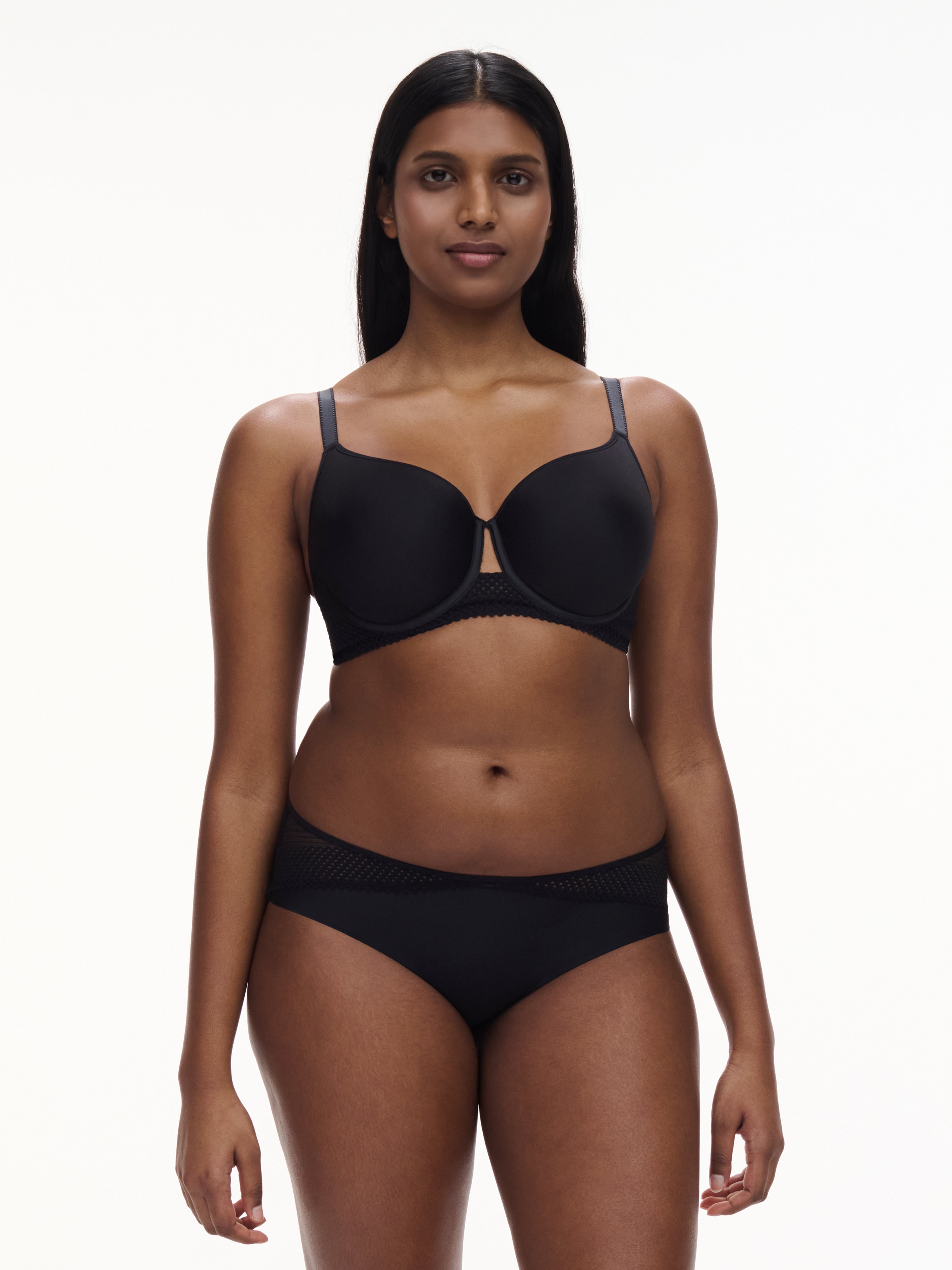 Full-cup memory foam bra CHANTELLE PULP Black