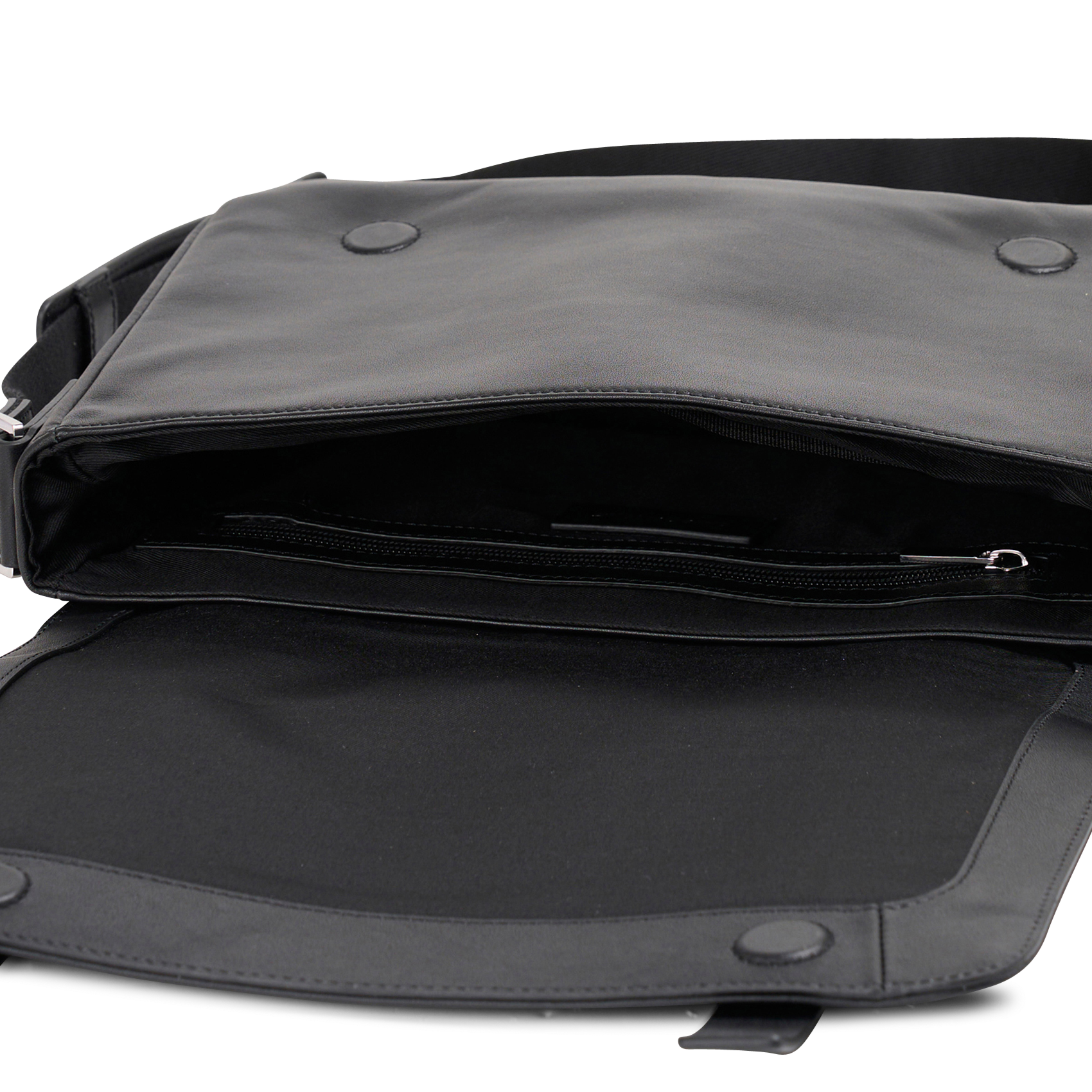 Kleine, leren schoudertas SAISON 1865 Zwart